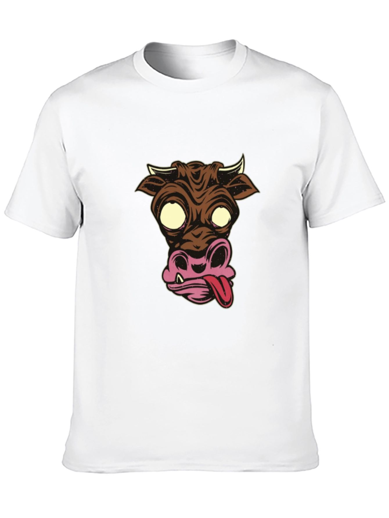 Crazy Cow Graphic T-Shirt - Funky Style