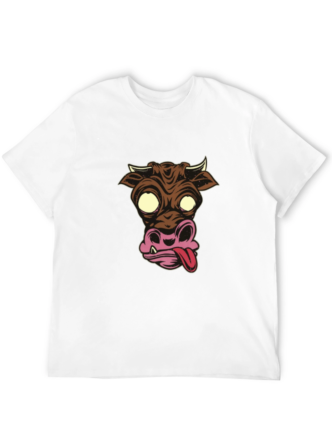 Crazy Cow Graphic T-Shirt - Funky Style