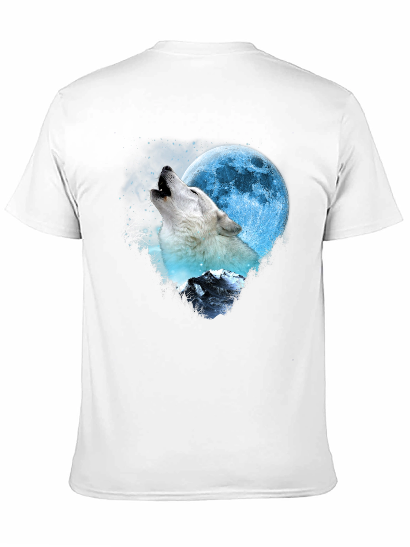 Wolf Moon Graphic Tee - Mens Black T-Shirt