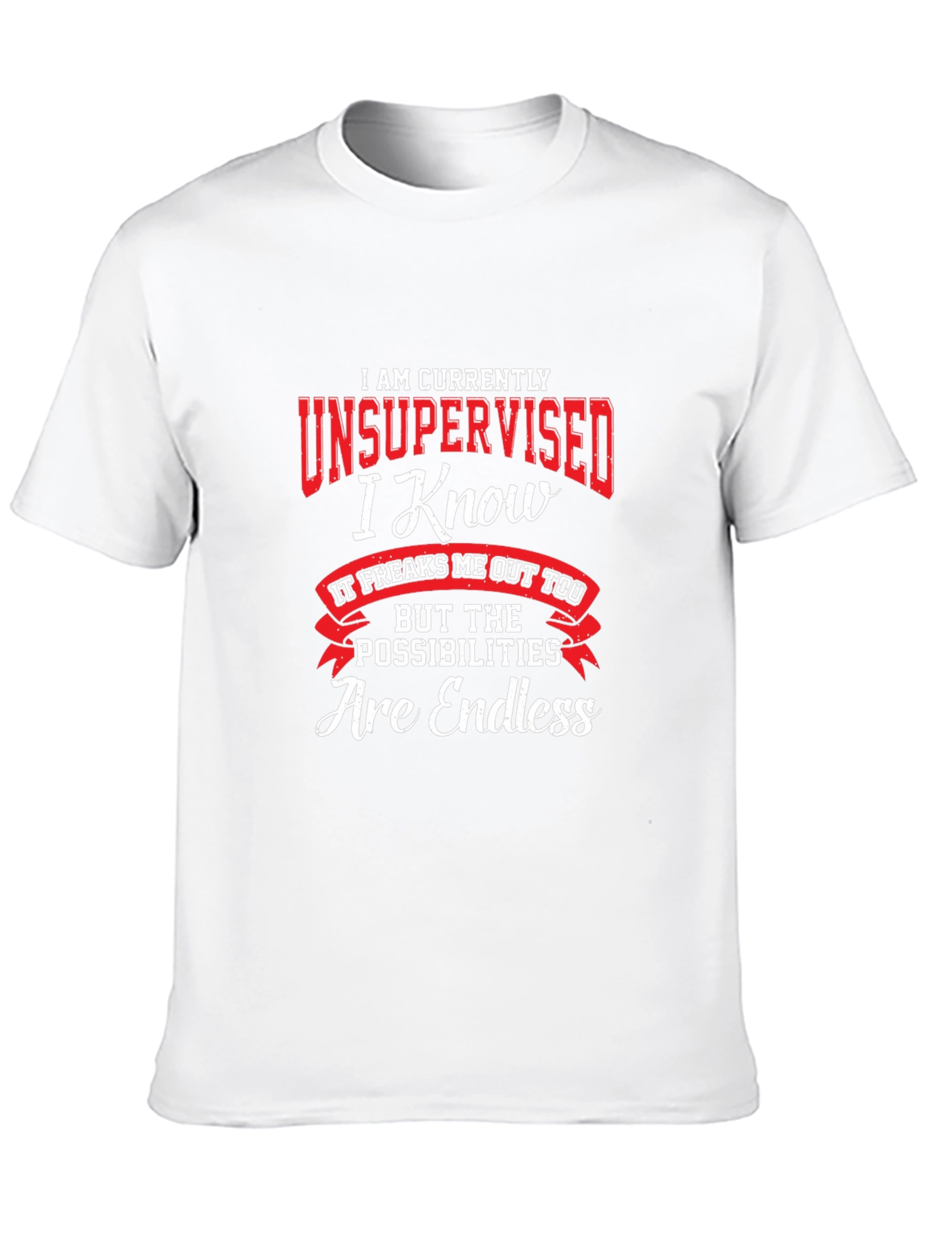 Unsupervised T-Shirt - Endless Possibilities Funny Tee