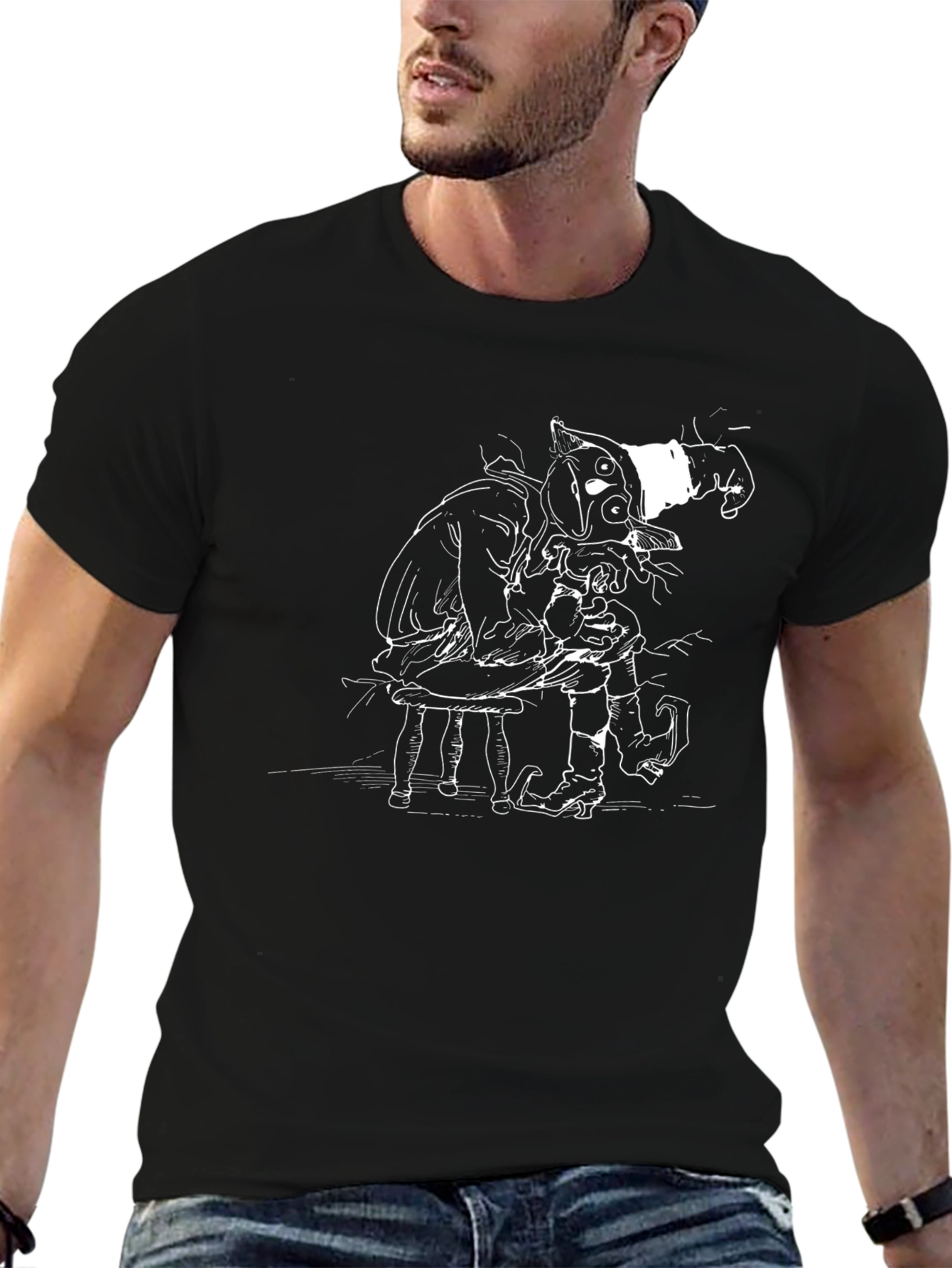 Unique Graphic Tee - Quirky Character Print