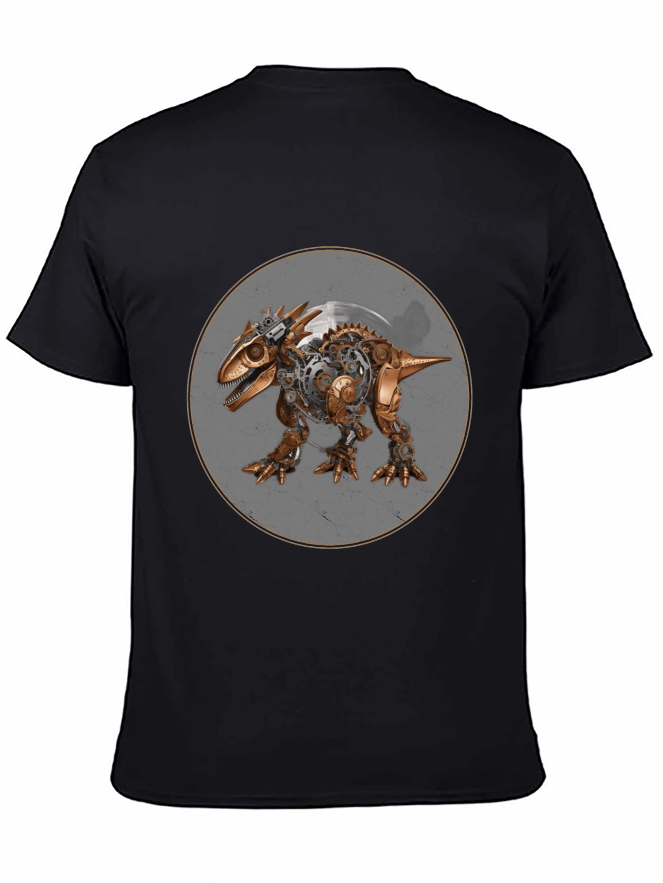 Steampunk Dinosaur Graphic Tee - Unique & Stylish!