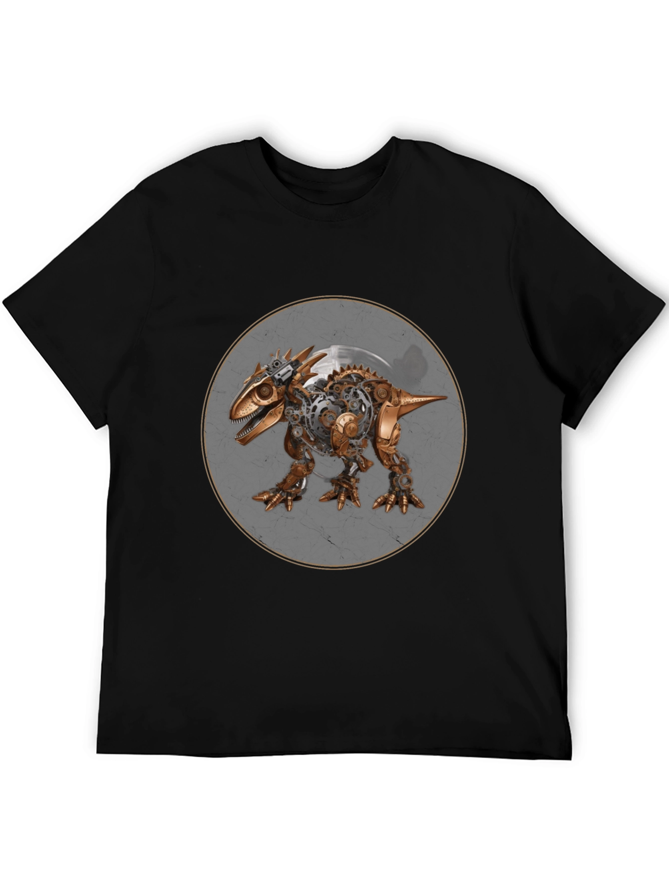 Steampunk Dinosaur Graphic Tee - Unique & Stylish!