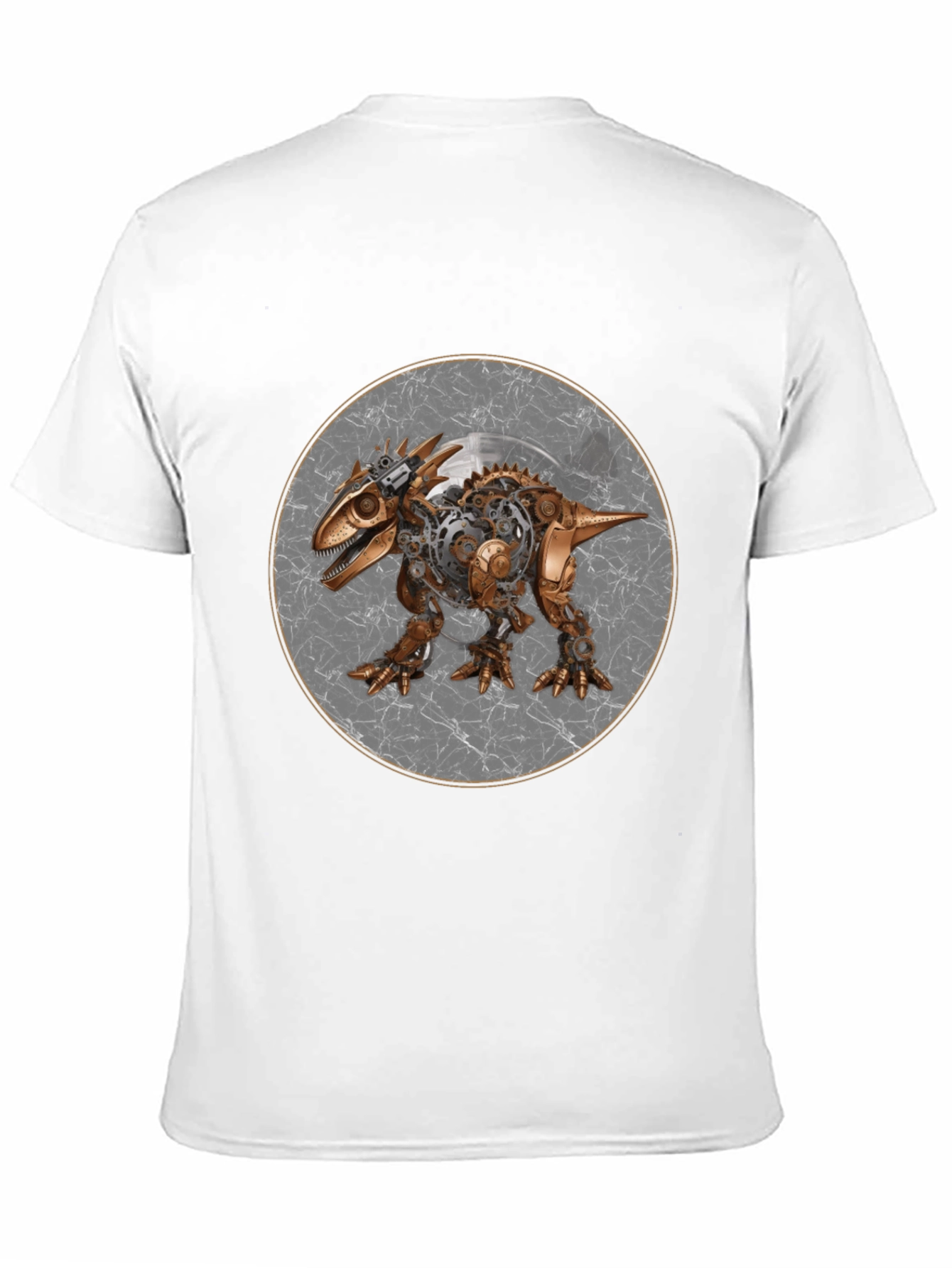 Steampunk Dinosaur Graphic Tee - Unique & Stylish!