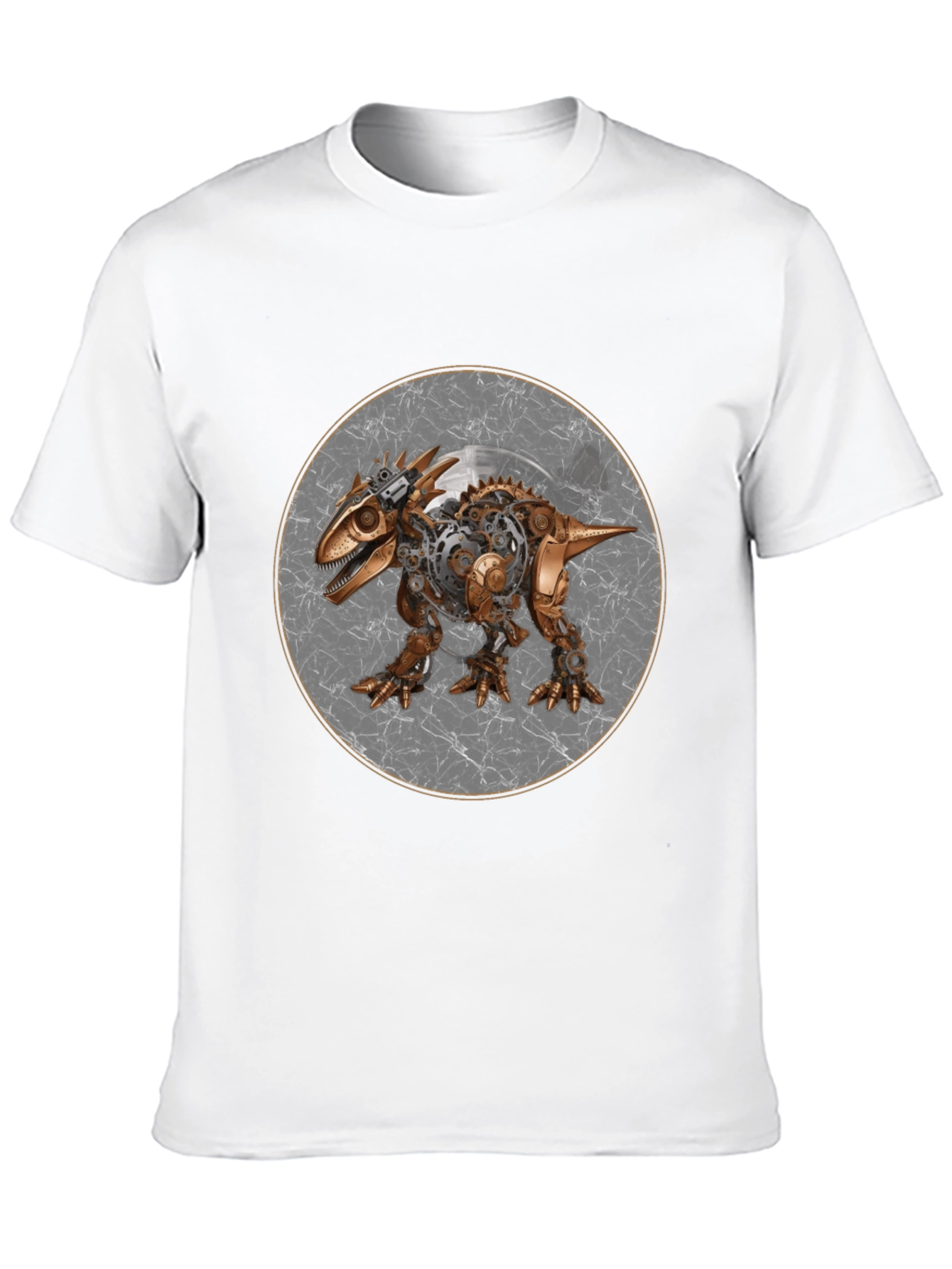 Steampunk Dinosaur Graphic Tee - Unique & Stylish!