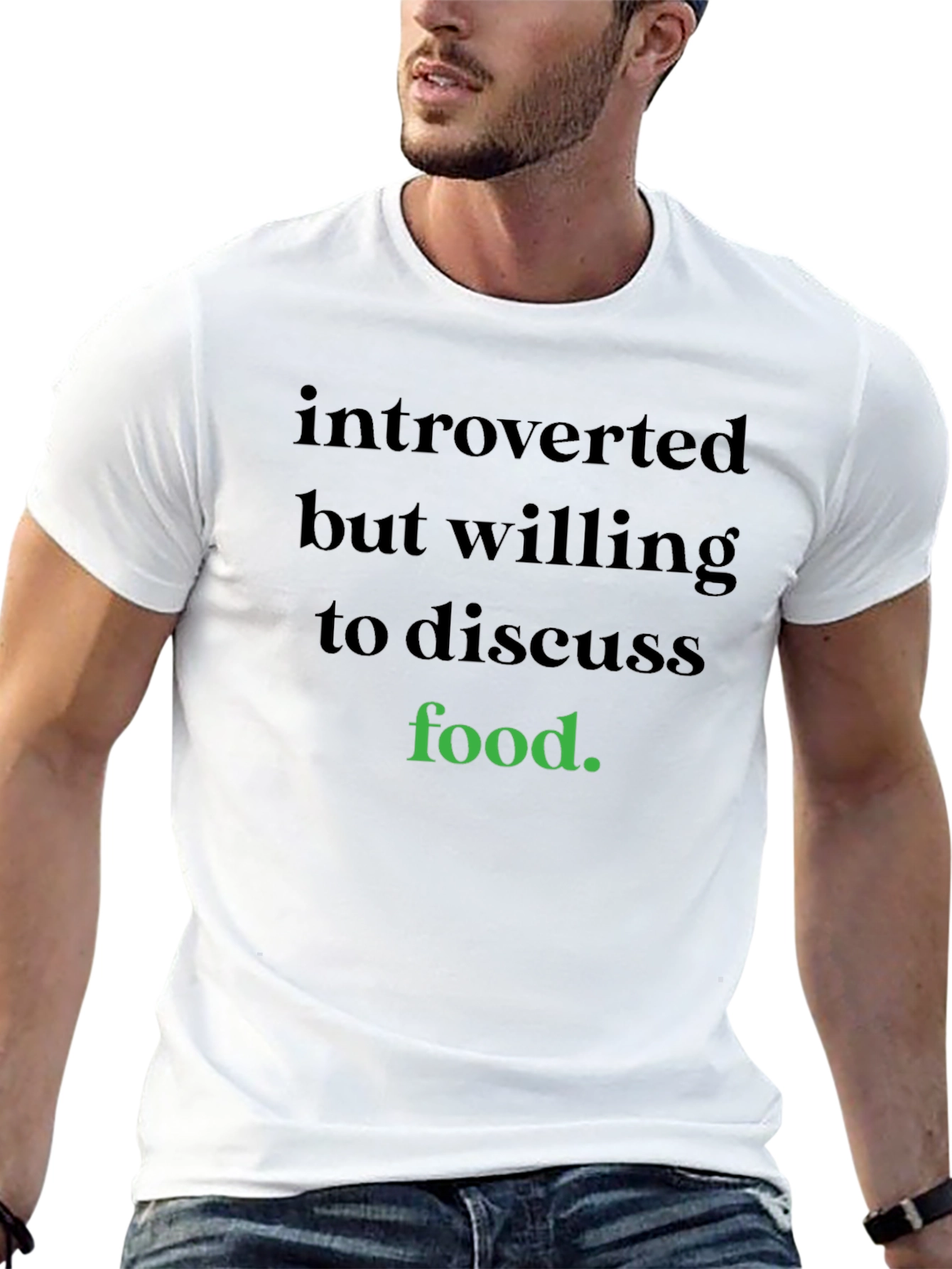 Introverted But Willing To Discuss Food T-Shirt