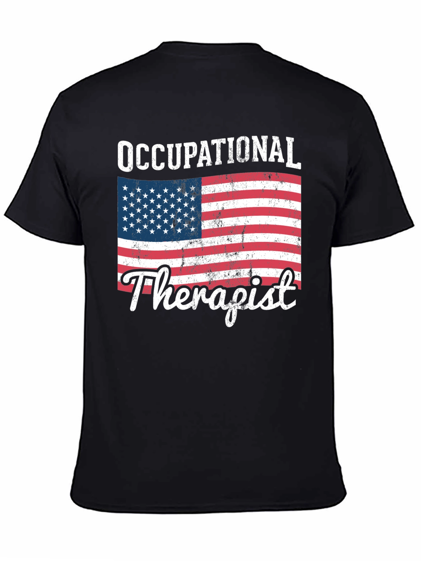 Occupational Therapist American Flag T-Shirt