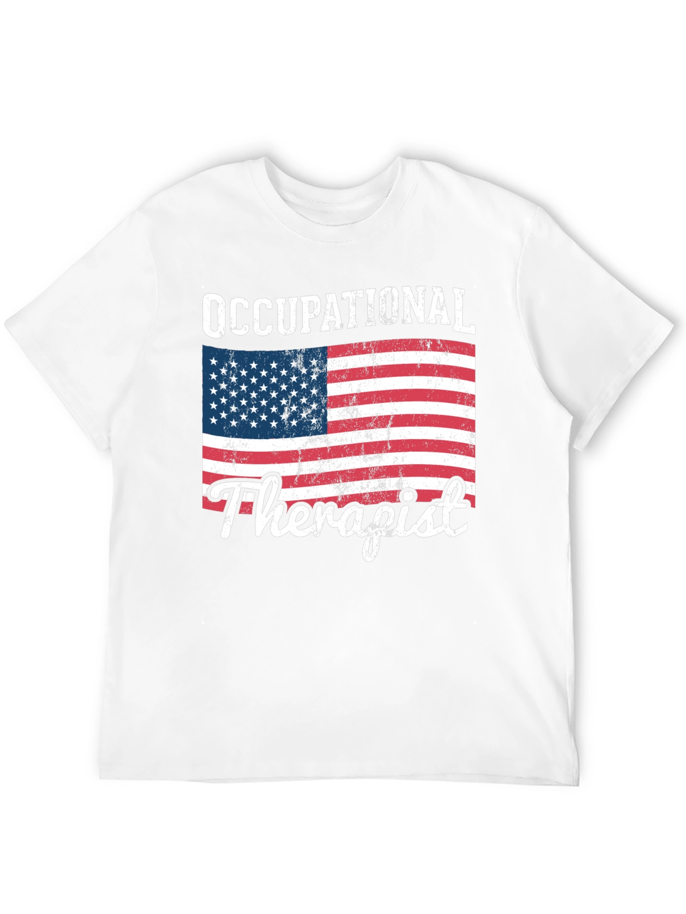 Occupational Therapist American Flag T-Shirt