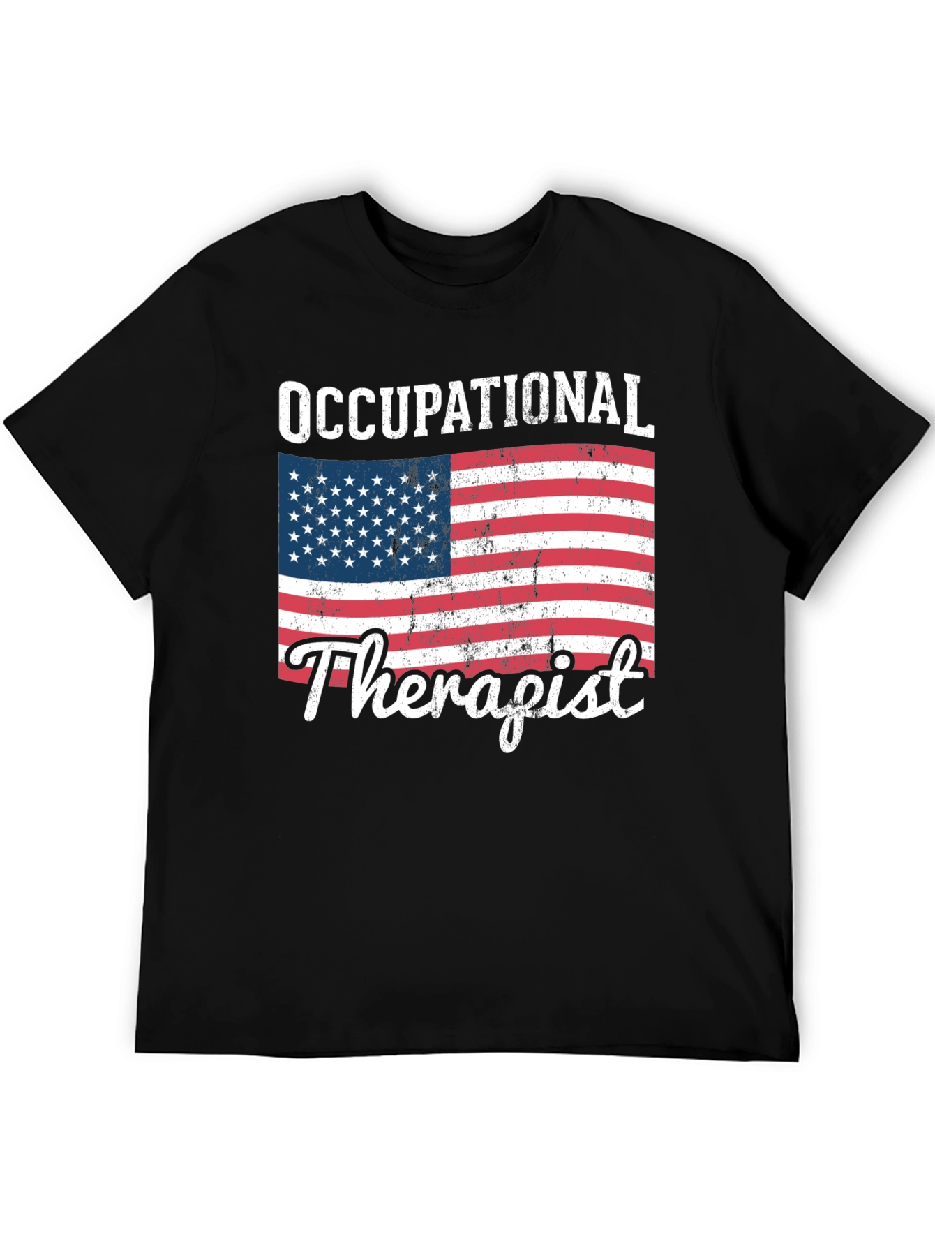 Occupational Therapist American Flag T-Shirt
