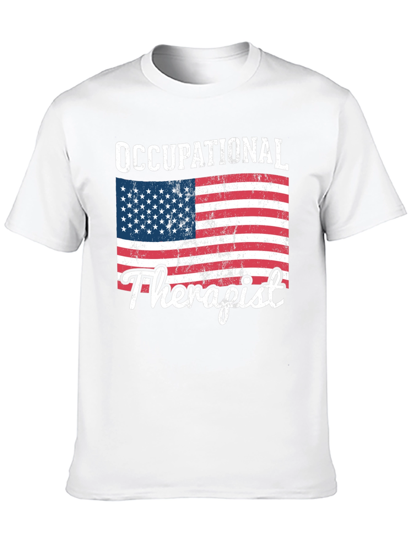 Occupational Therapist American Flag T-Shirt