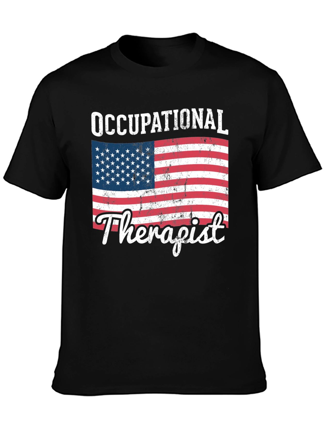 Occupational Therapist American Flag T-Shirt