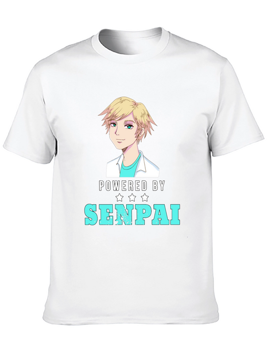 Powered By Senpai Anime T-Shirt