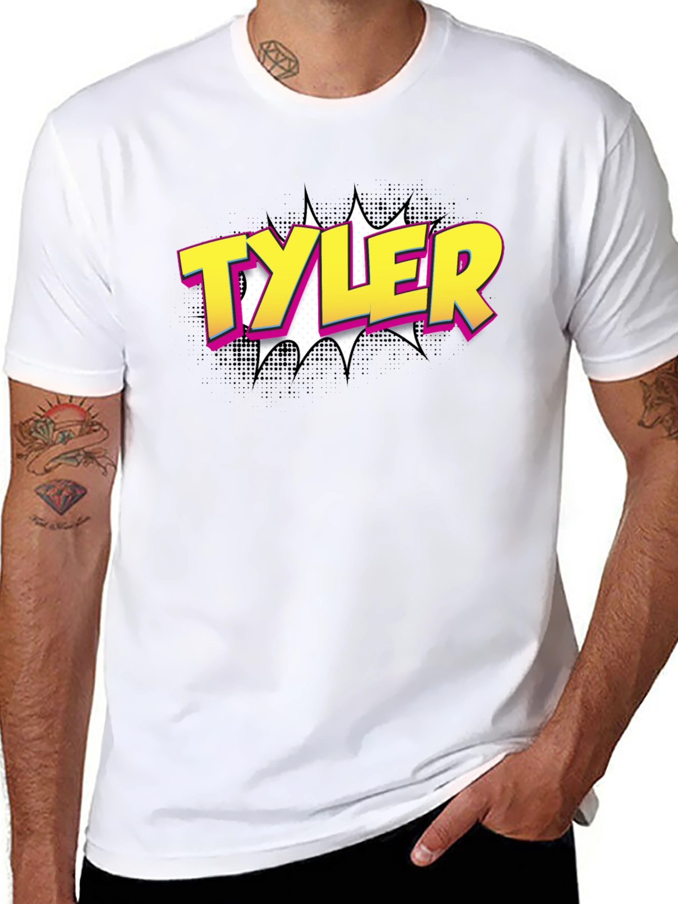 Personalized Comic Book Style TYLER T-Shirt