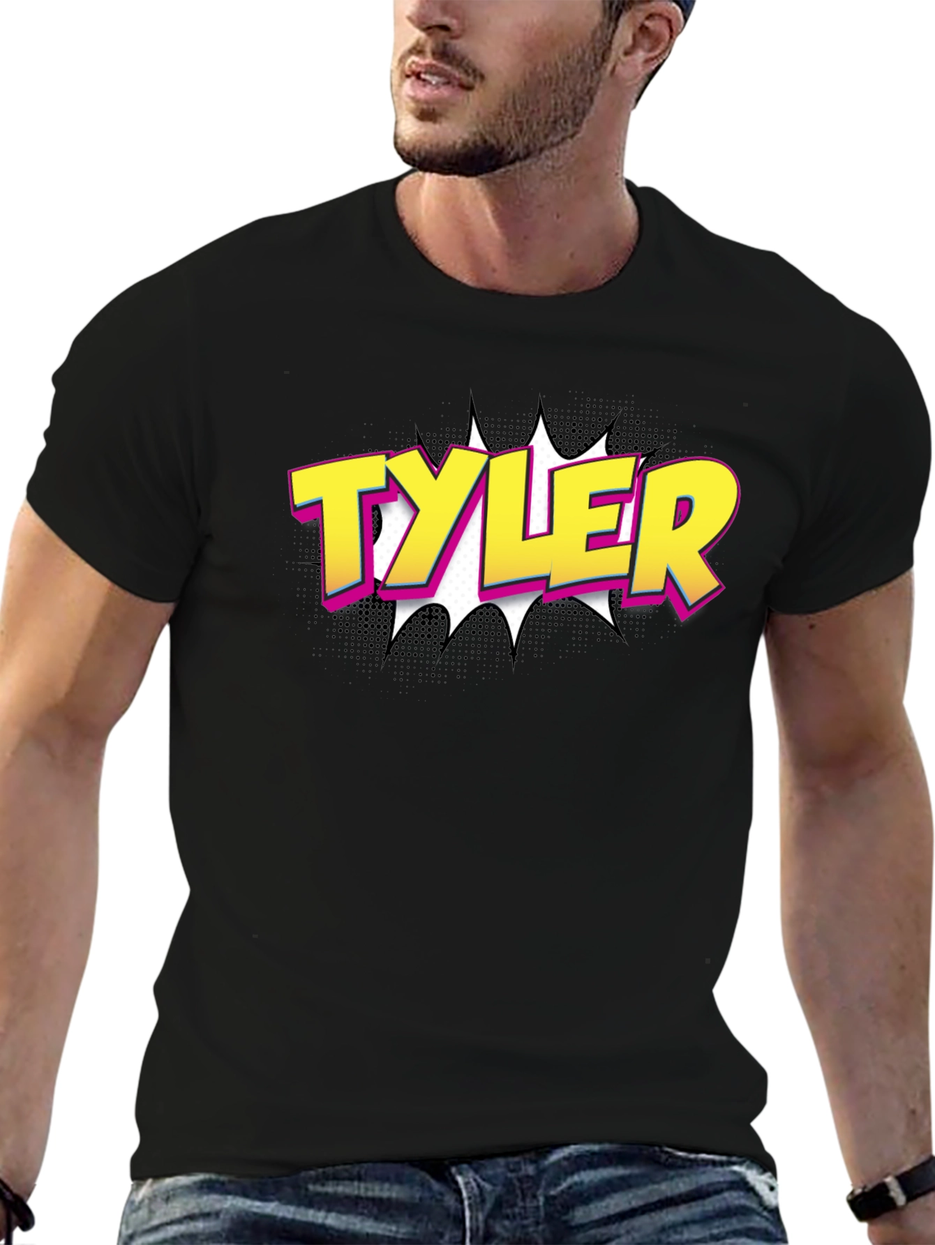 Personalized Comic Book Style TYLER T-Shirt