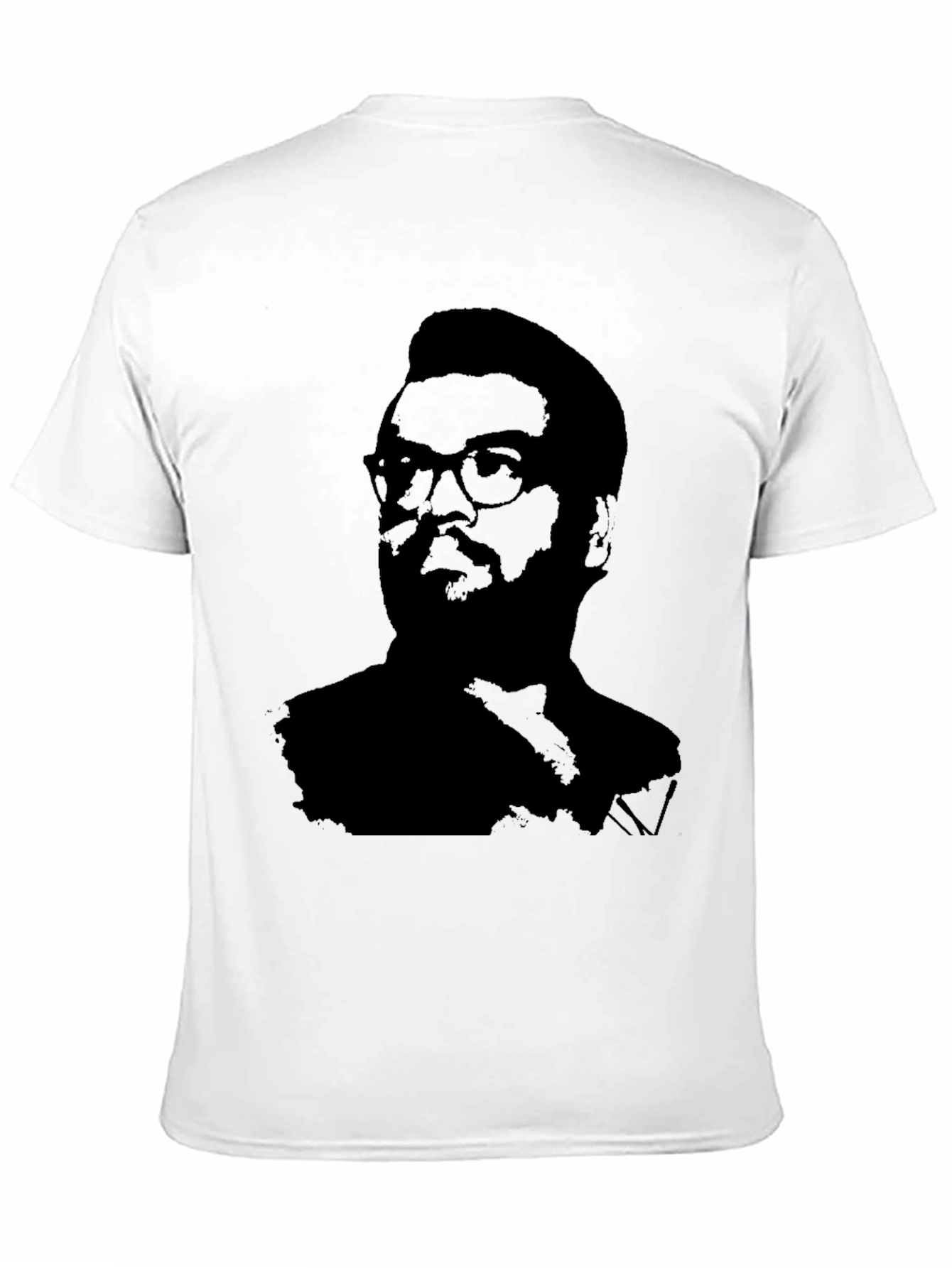 Silhouette Portrait Black T-Shirt