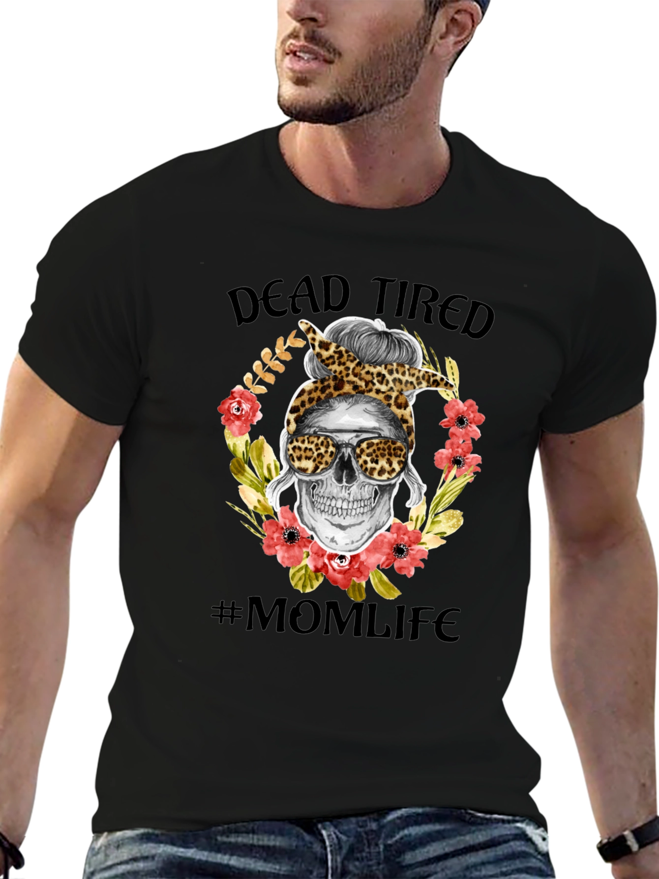 Dead Tired Mom Life Graphic Tee