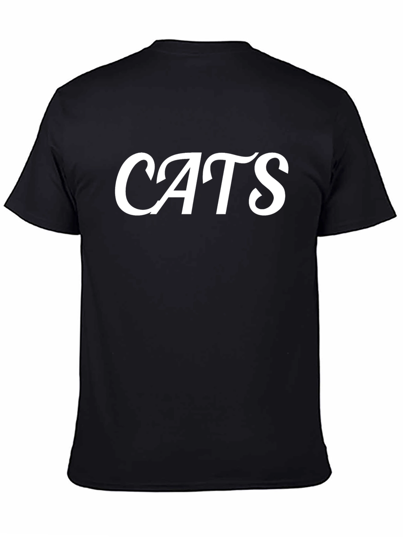 CATS Graphic Tee - Stylish Black T-Shirt