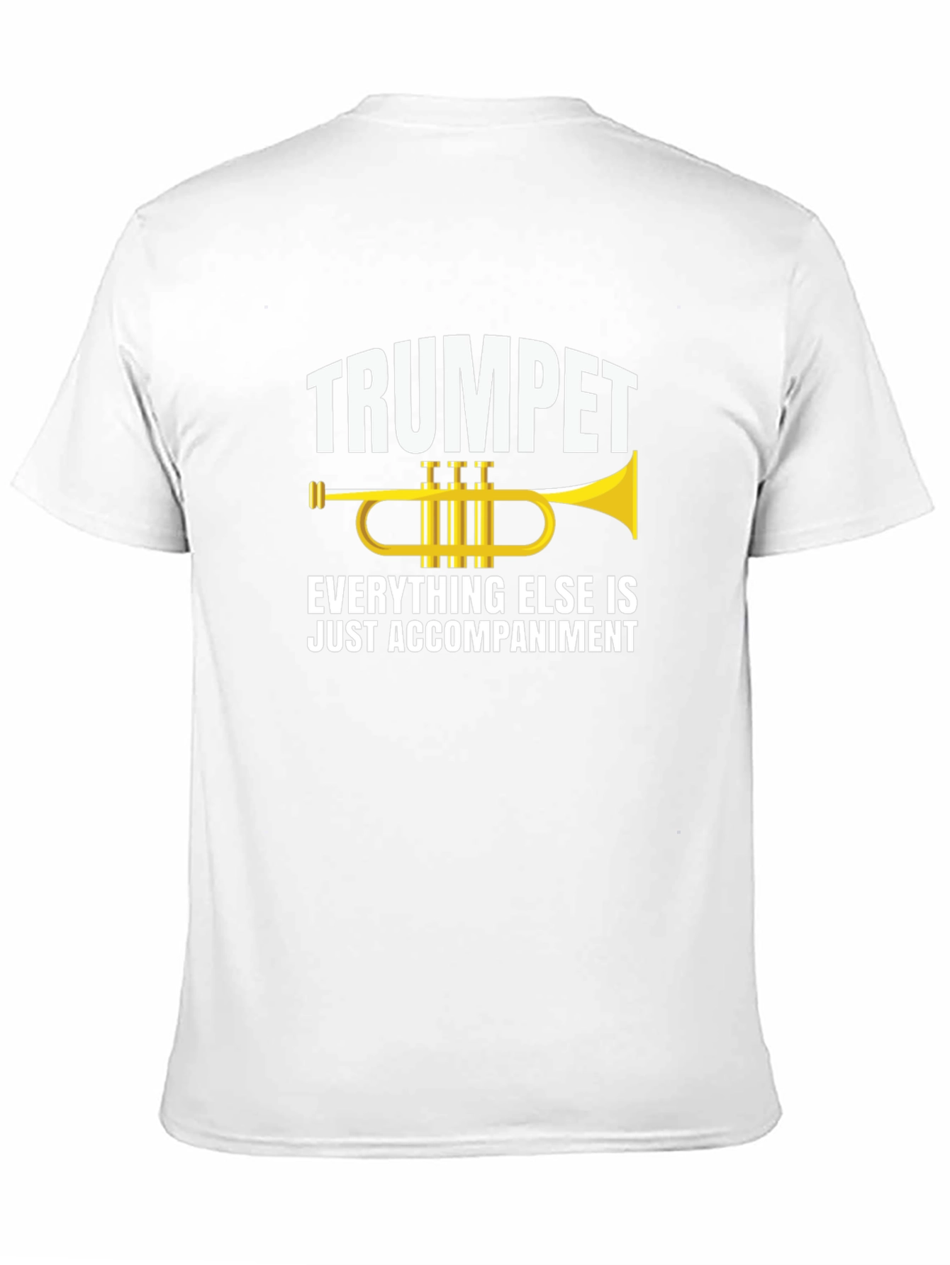Trumpet Player Black T-Shirt - Music Humor Tee