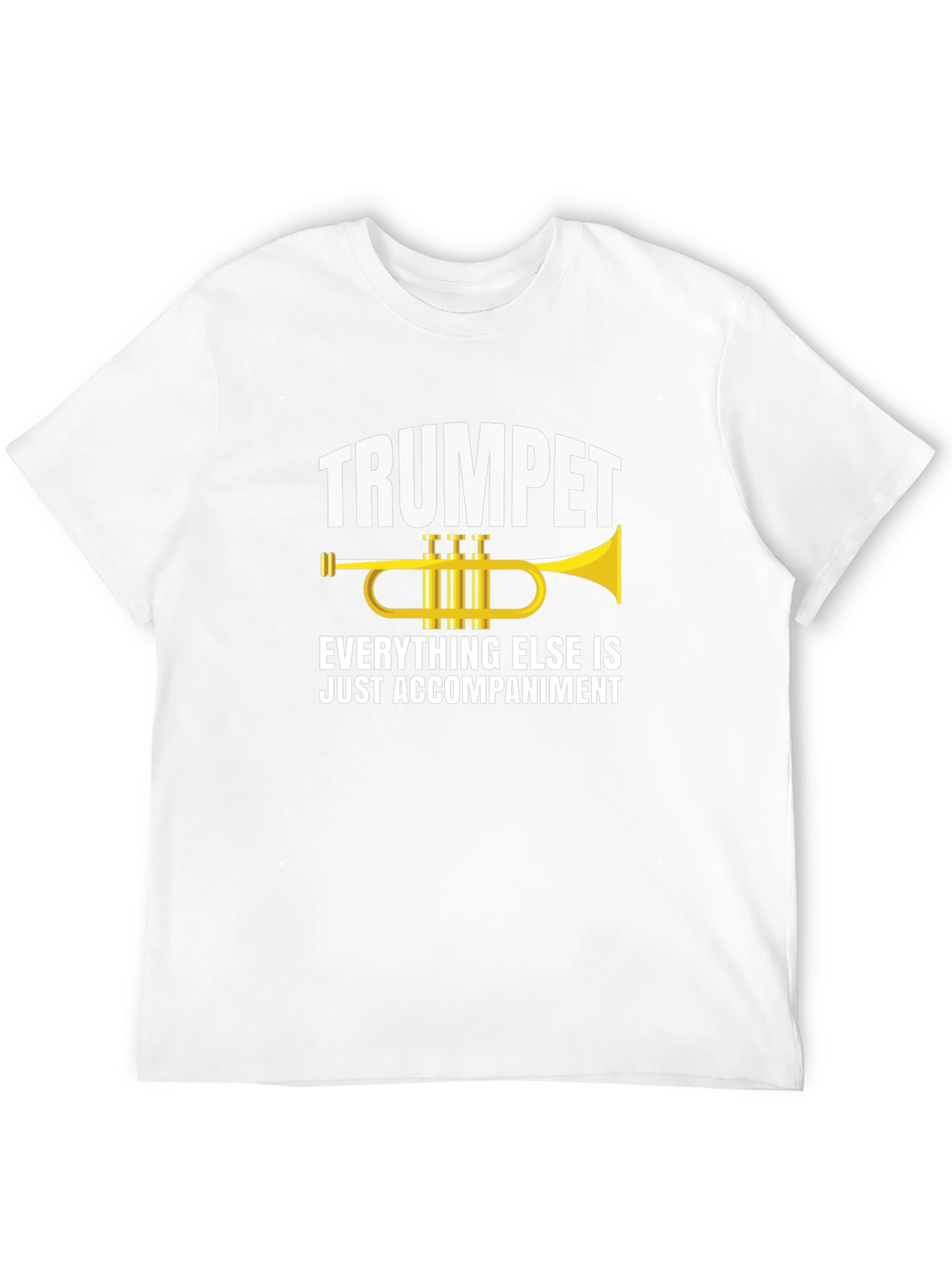Trumpet Player Black T-Shirt - Music Humor Tee