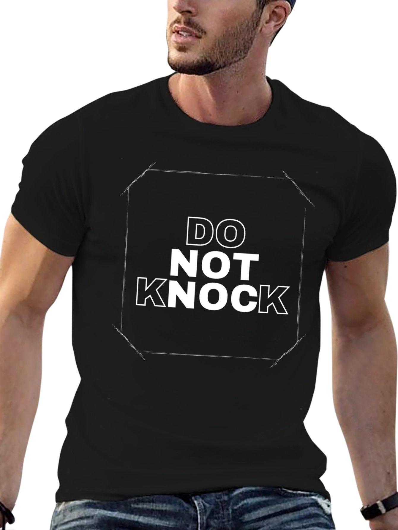 Do Not Knock Graphic Tee - Bold Statement Shirt