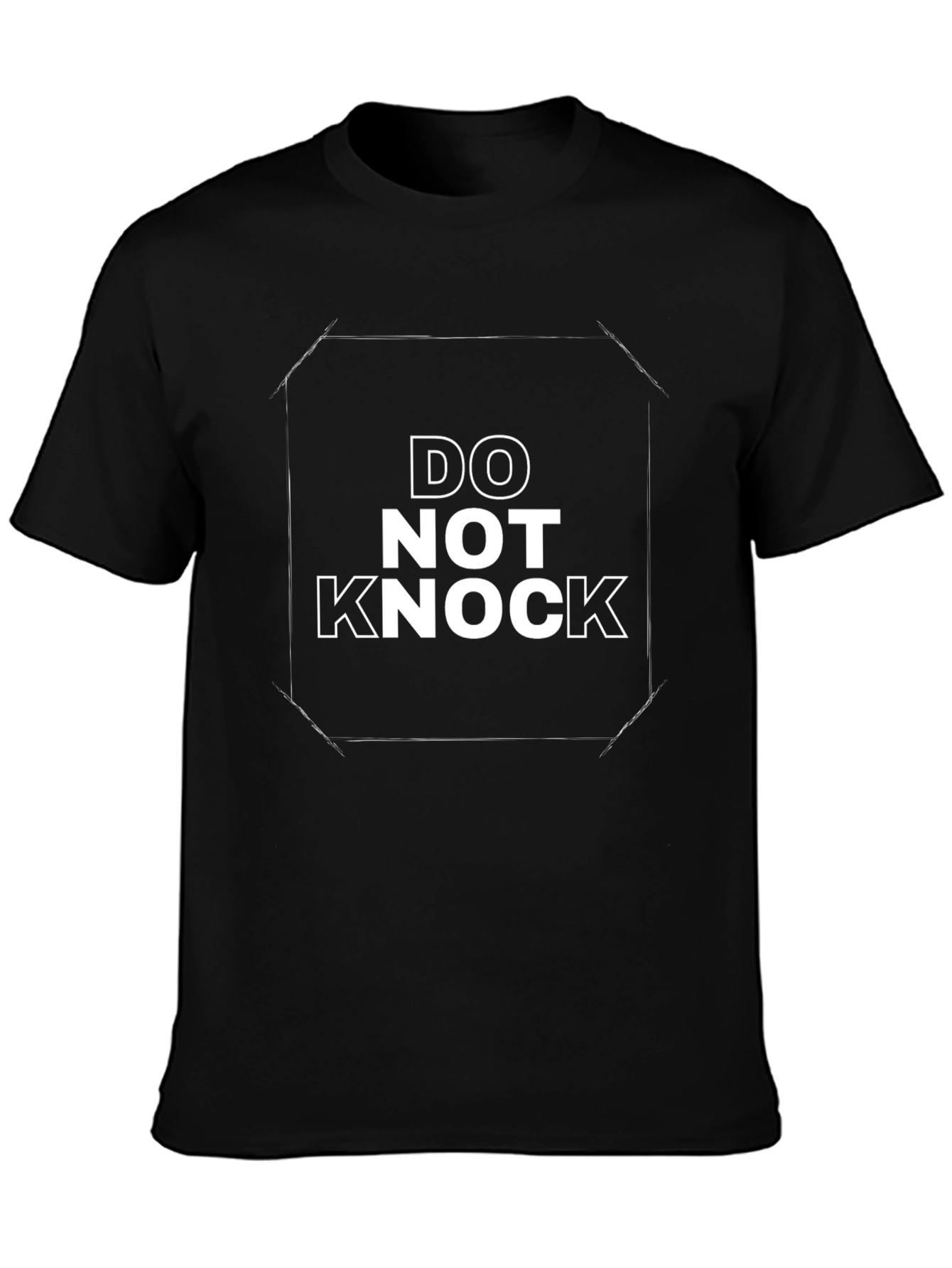 Do Not Knock Graphic Tee - Bold Statement Shirt