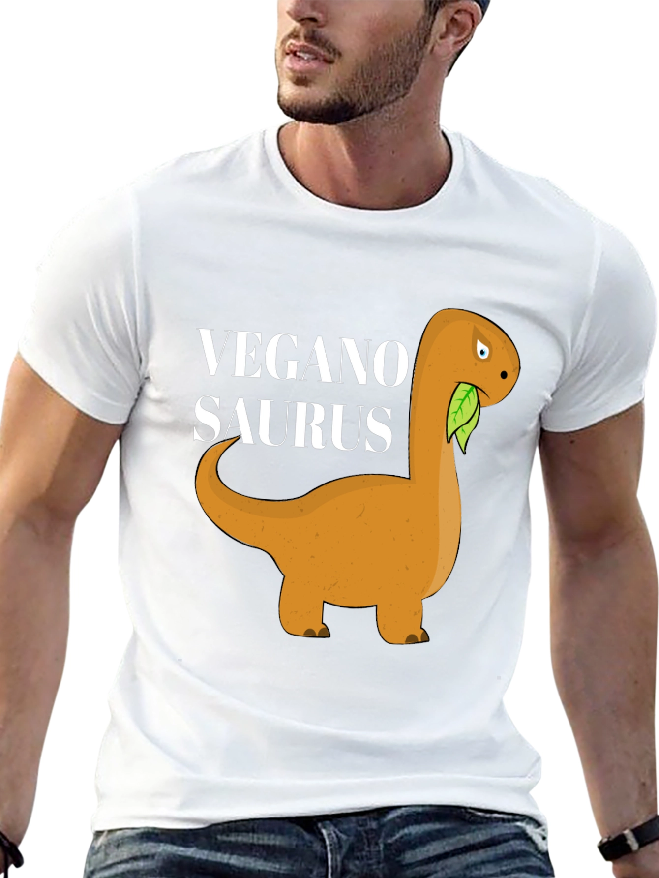 Veganosaurus T-Shirt - Vegan Dinosaur Tee