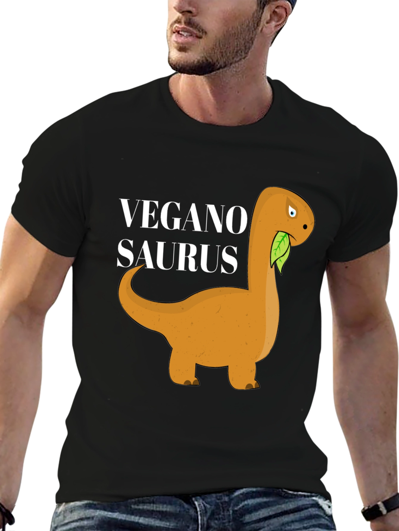 Veganosaurus T-Shirt - Vegan Dinosaur Tee