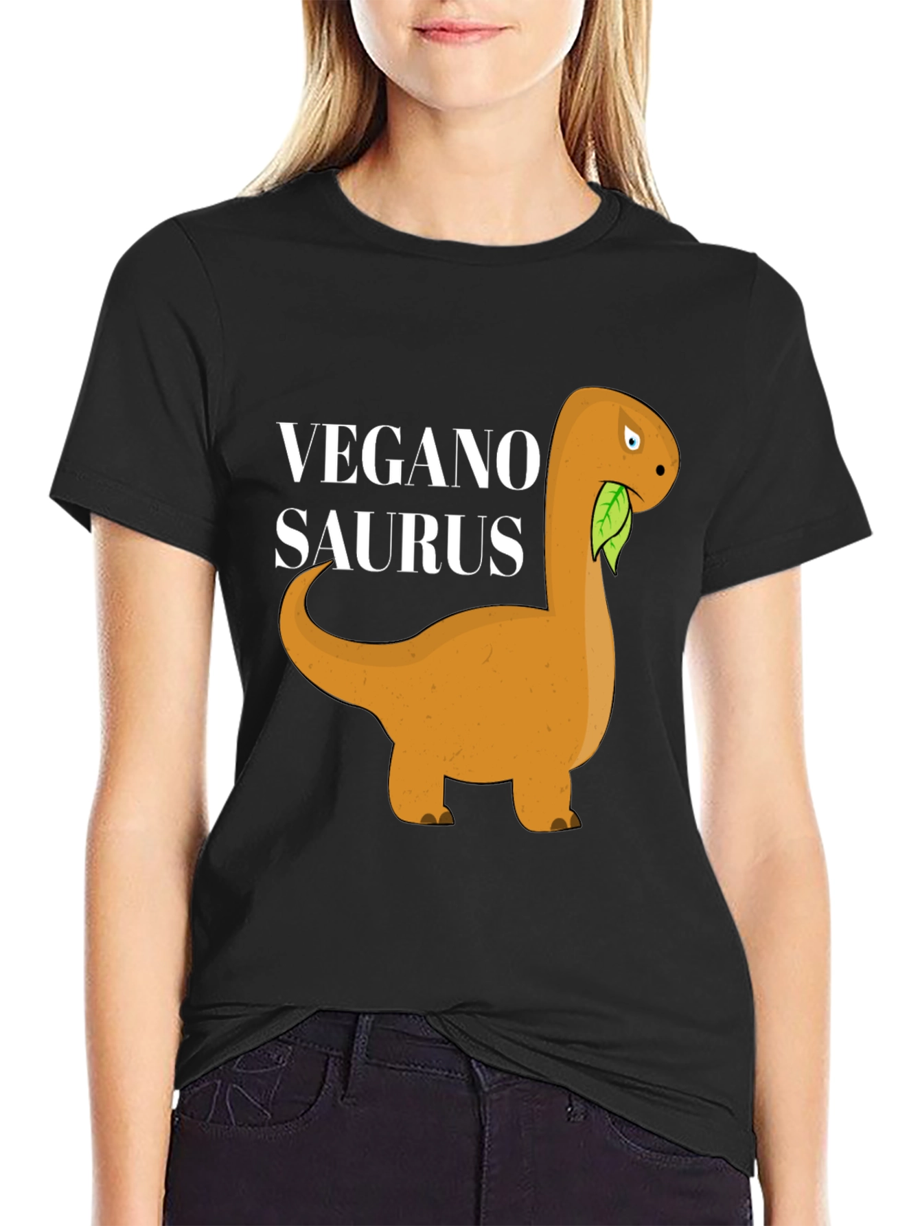 Veganosaurus T-Shirt - Vegan Dinosaur Tee