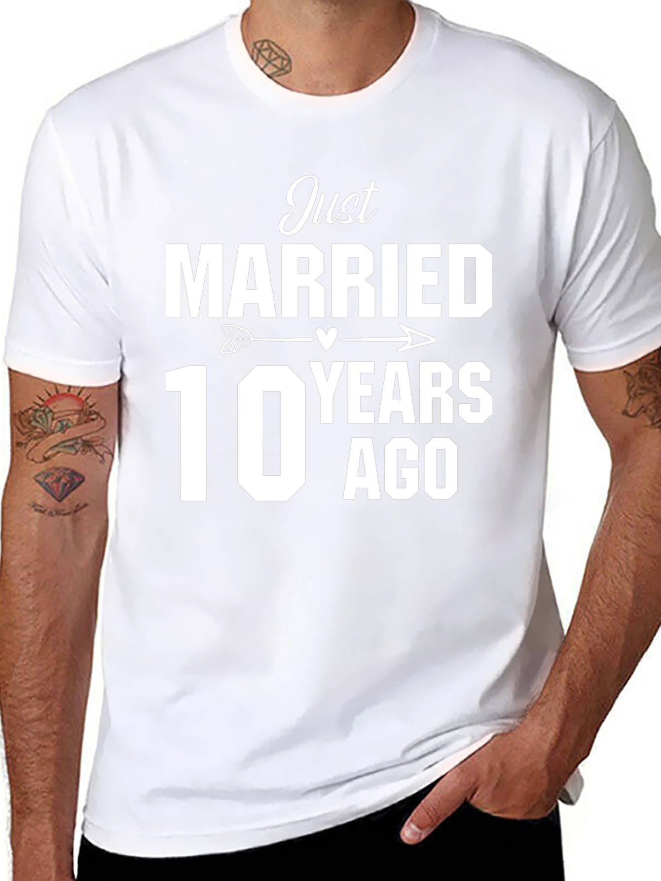 Just Married 10 Years Ago T-Shirt