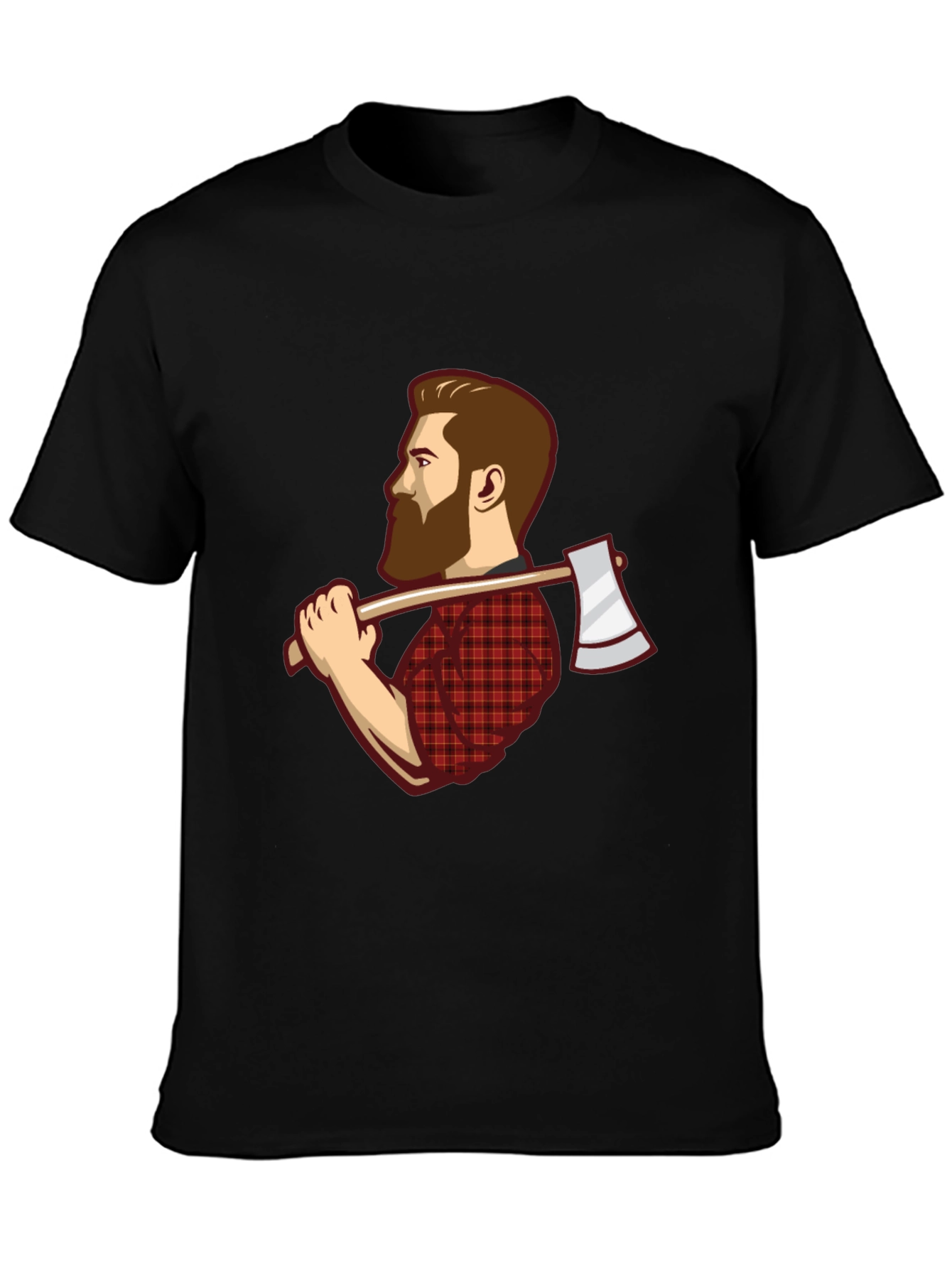 Lumberjack Graphic Tee - Axe Wielding Woodcutter