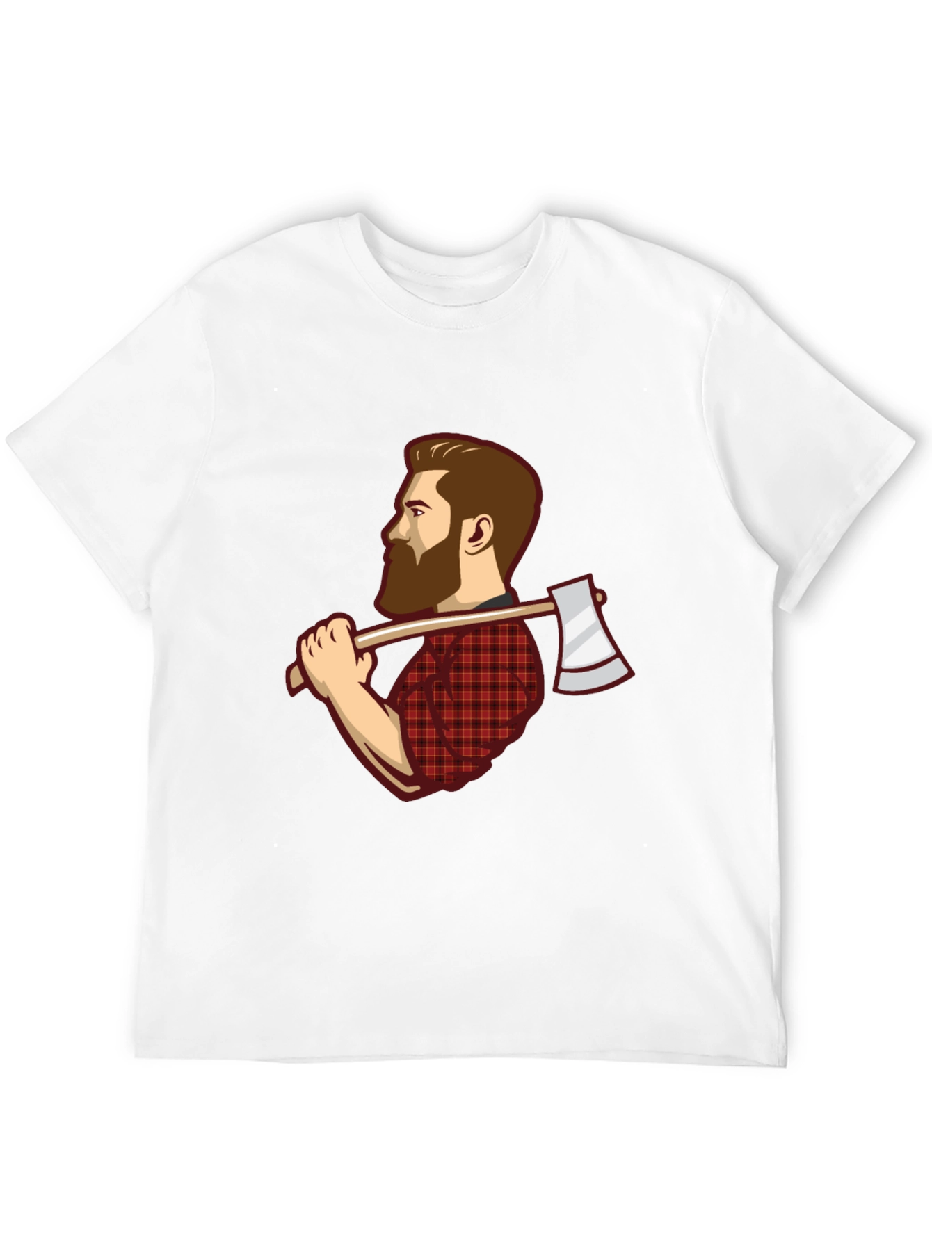 Lumberjack Graphic Tee - Axe Wielding Woodcutter