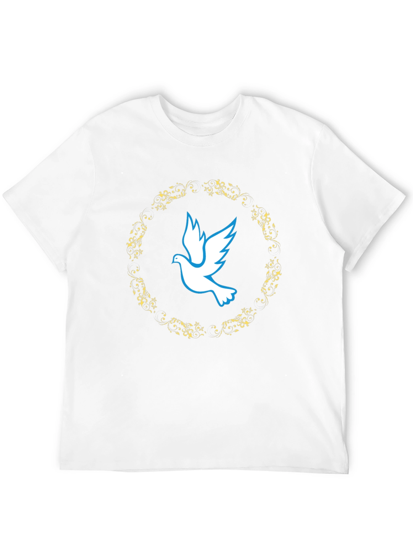 Dove Graphic T-Shirt - Elegant Design