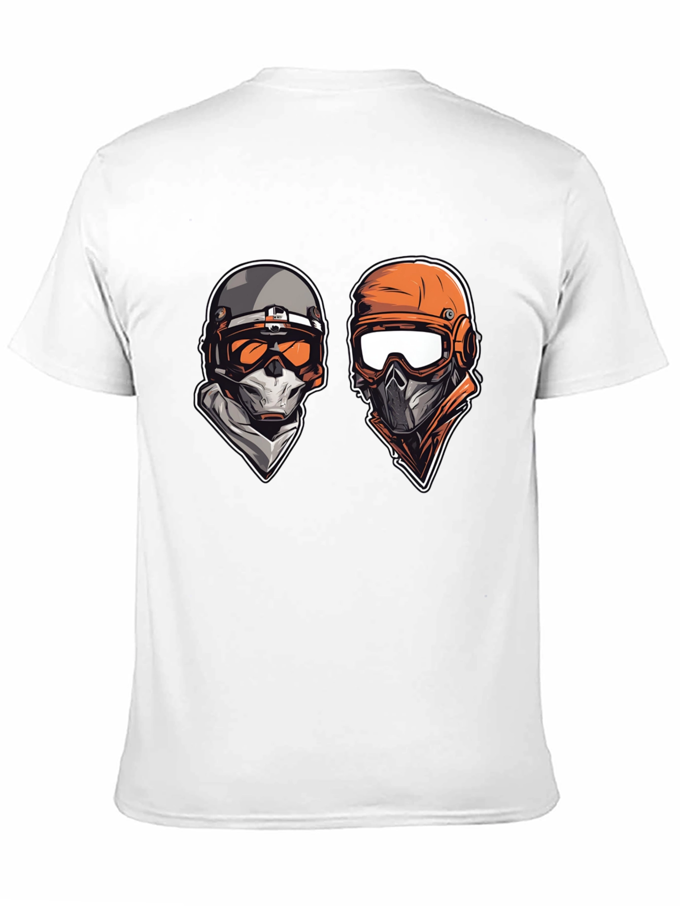 Tactical Duo Graphic Tee - Black Cotton Comfort