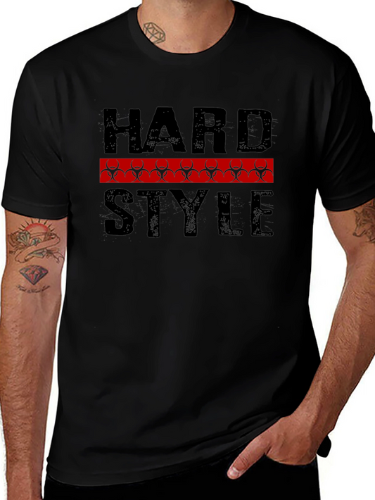 Hard Style Biohazard Graphic Tee - Bold Design