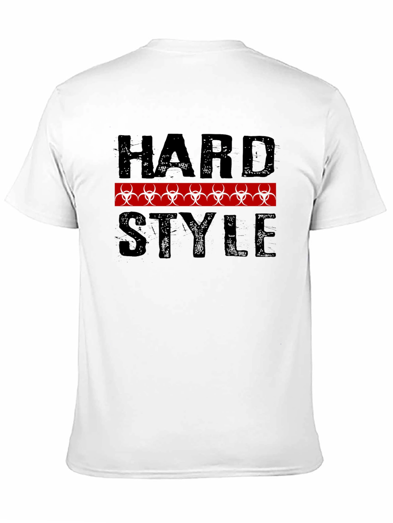Hard Style Biohazard Graphic Tee - Bold Design