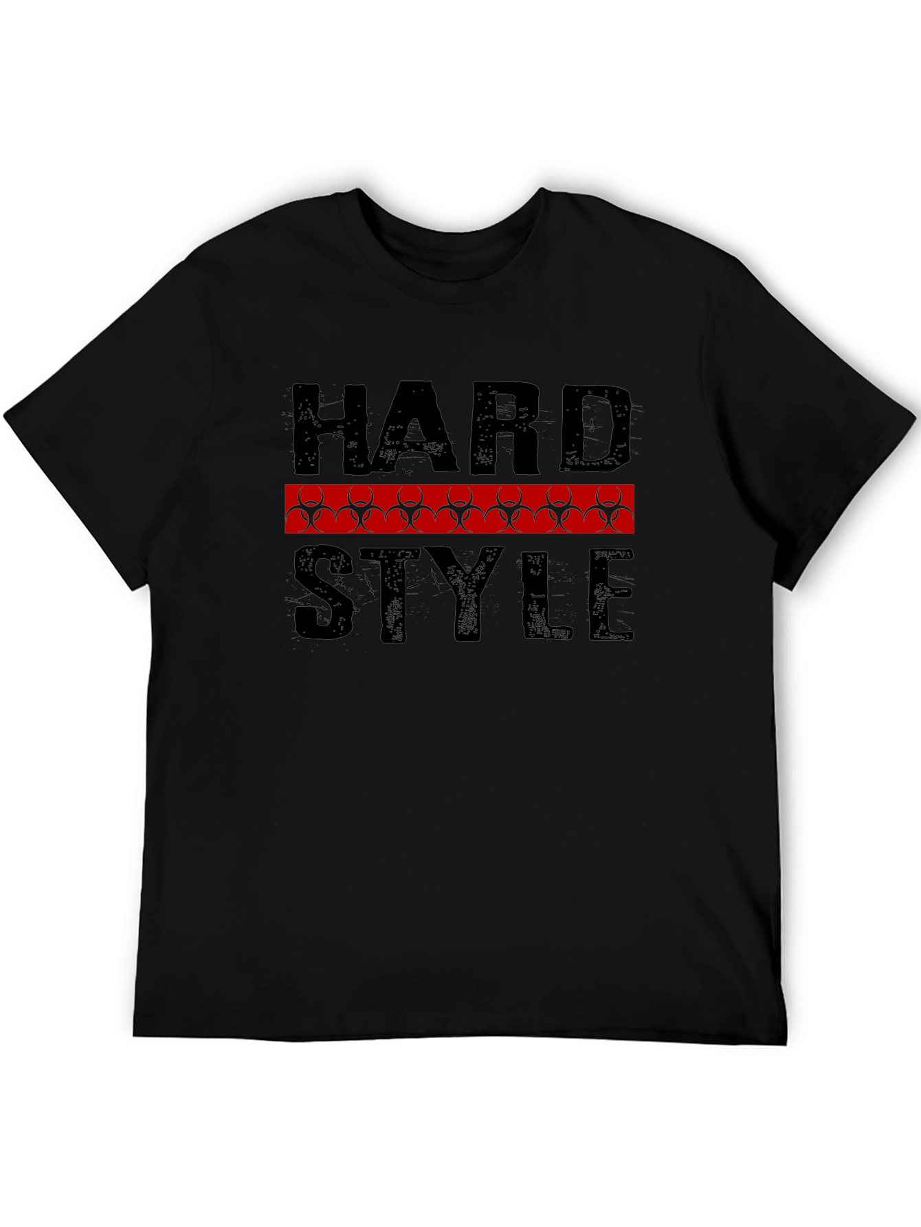 Hard Style Biohazard Graphic Tee - Bold Design