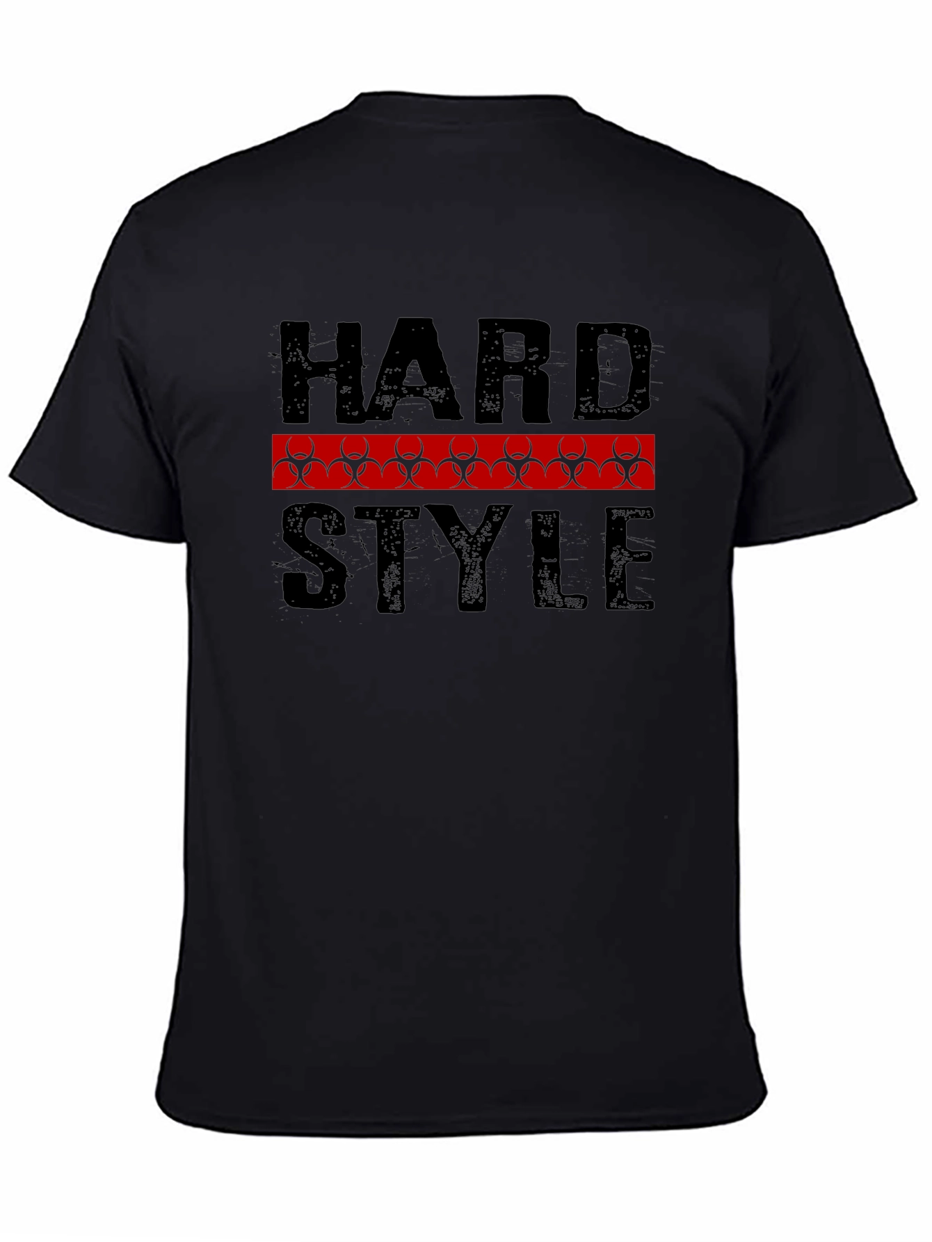 Hard Style Biohazard Graphic Tee - Bold Design