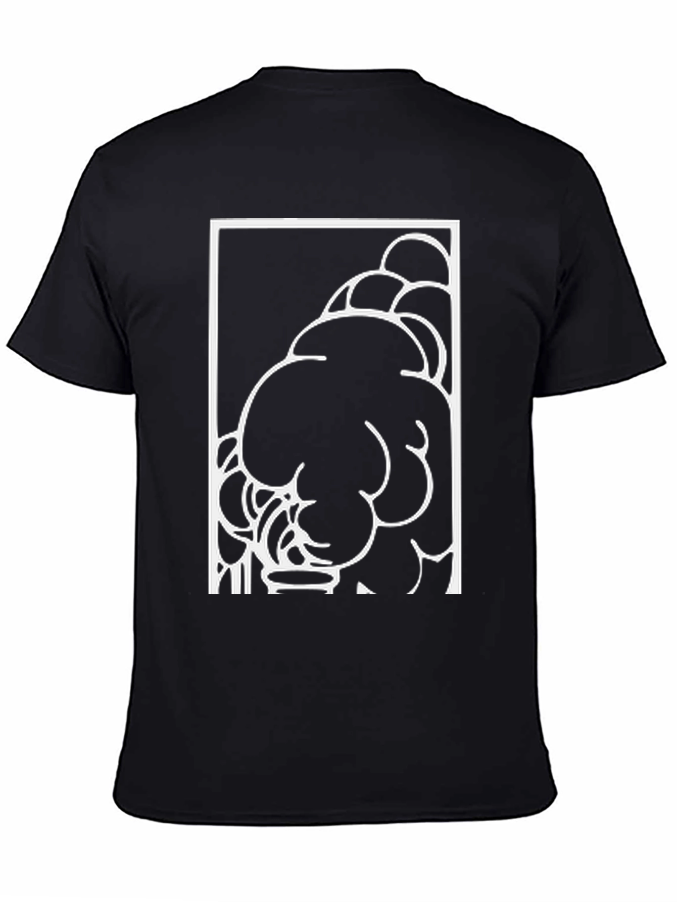 Abstract Black T-Shirt