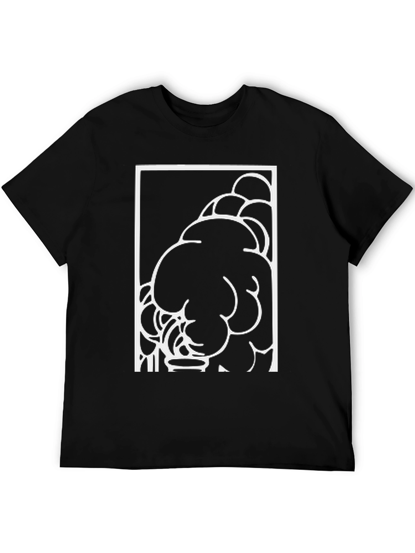 Abstract Black T-Shirt