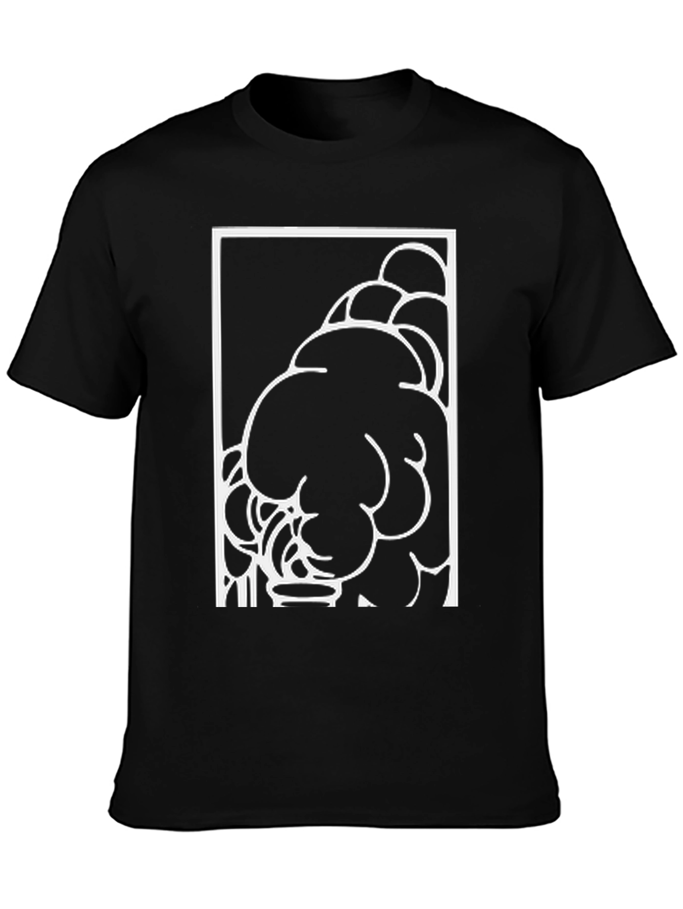 Abstract Black T-Shirt