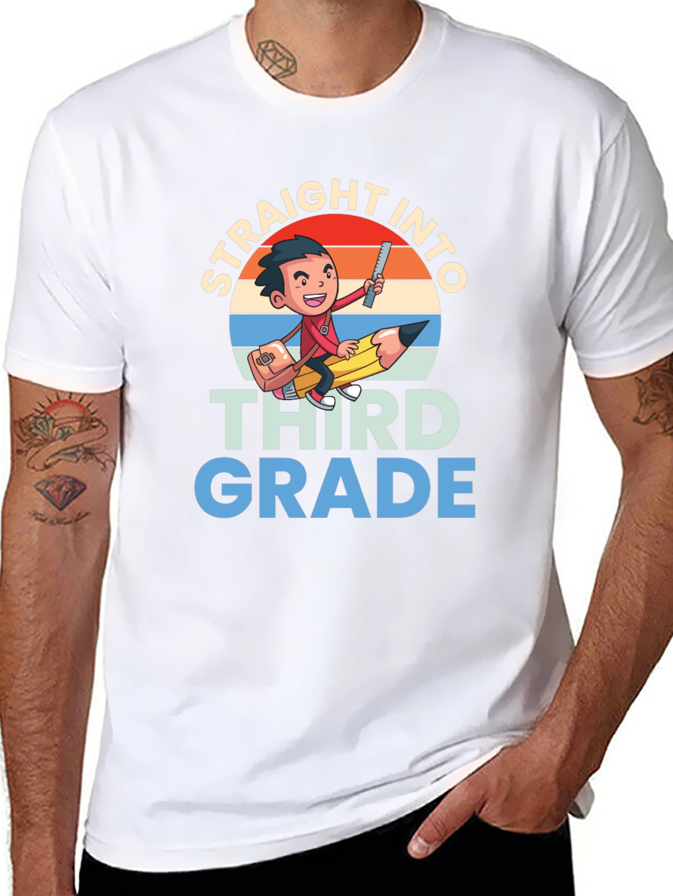 Straight Into Third Grade T-Shirt
