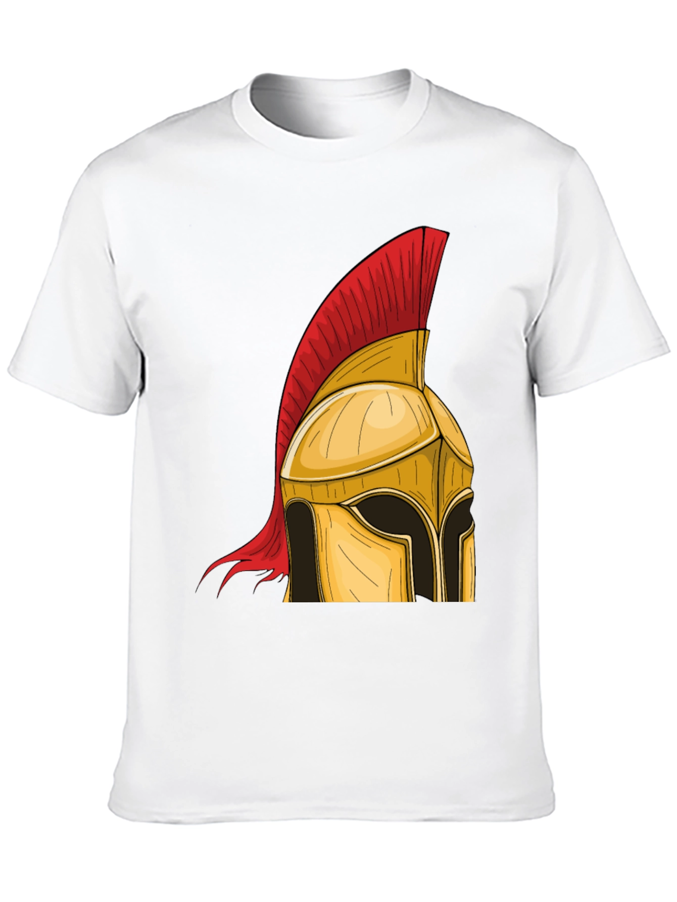 Spartan Helmet Graphic Tee - Warrior Style