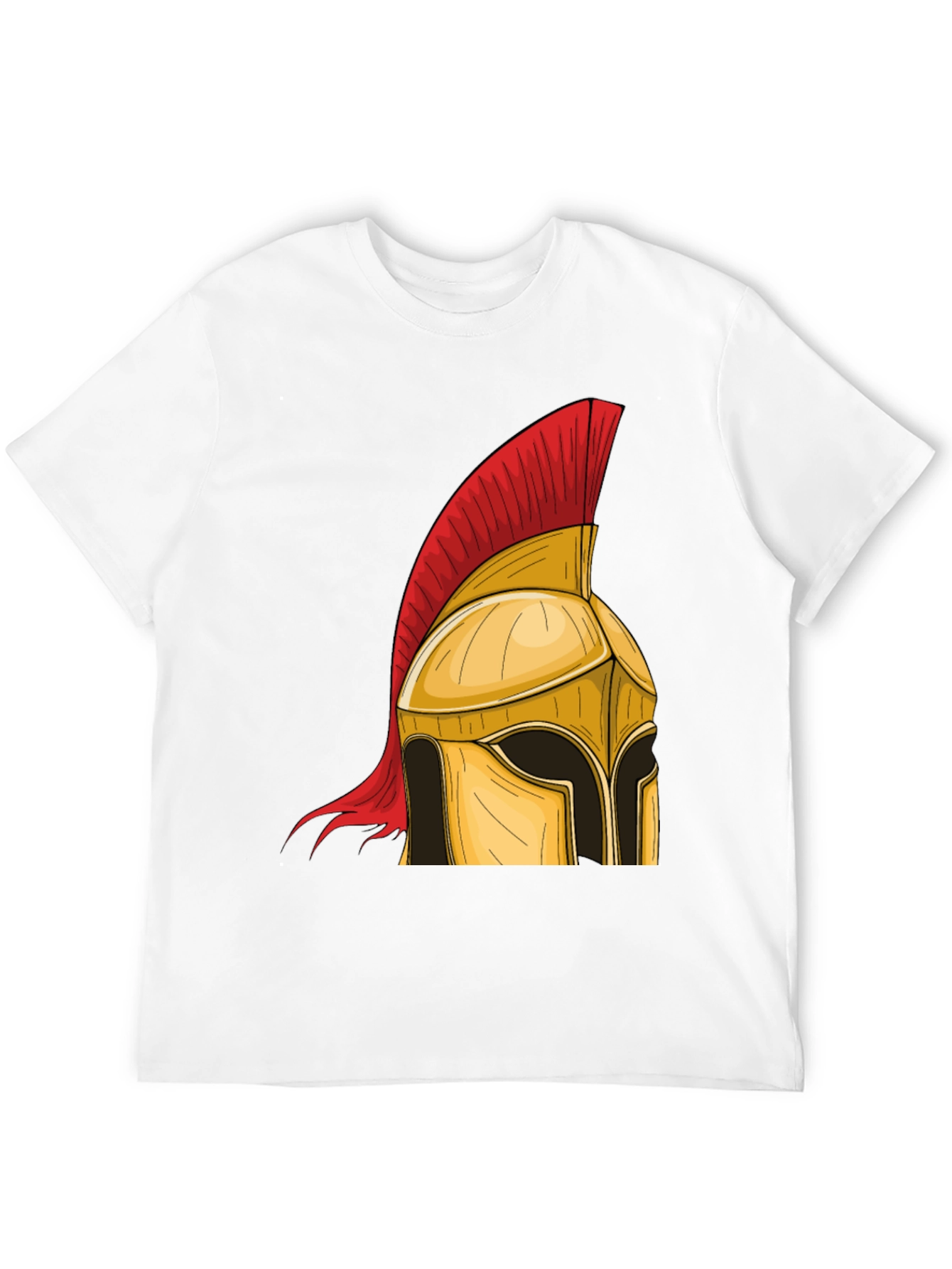 Spartan Helmet Graphic Tee - Warrior Style