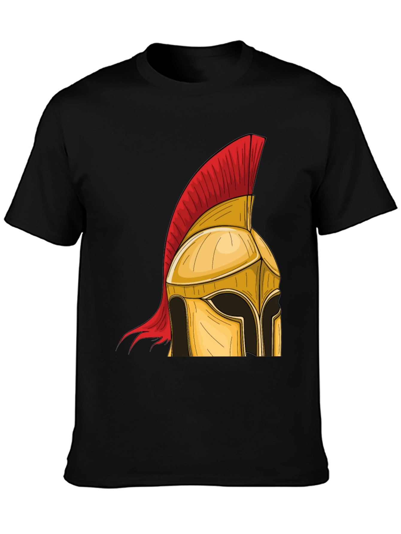 Spartan Helmet Graphic Tee - Warrior Style