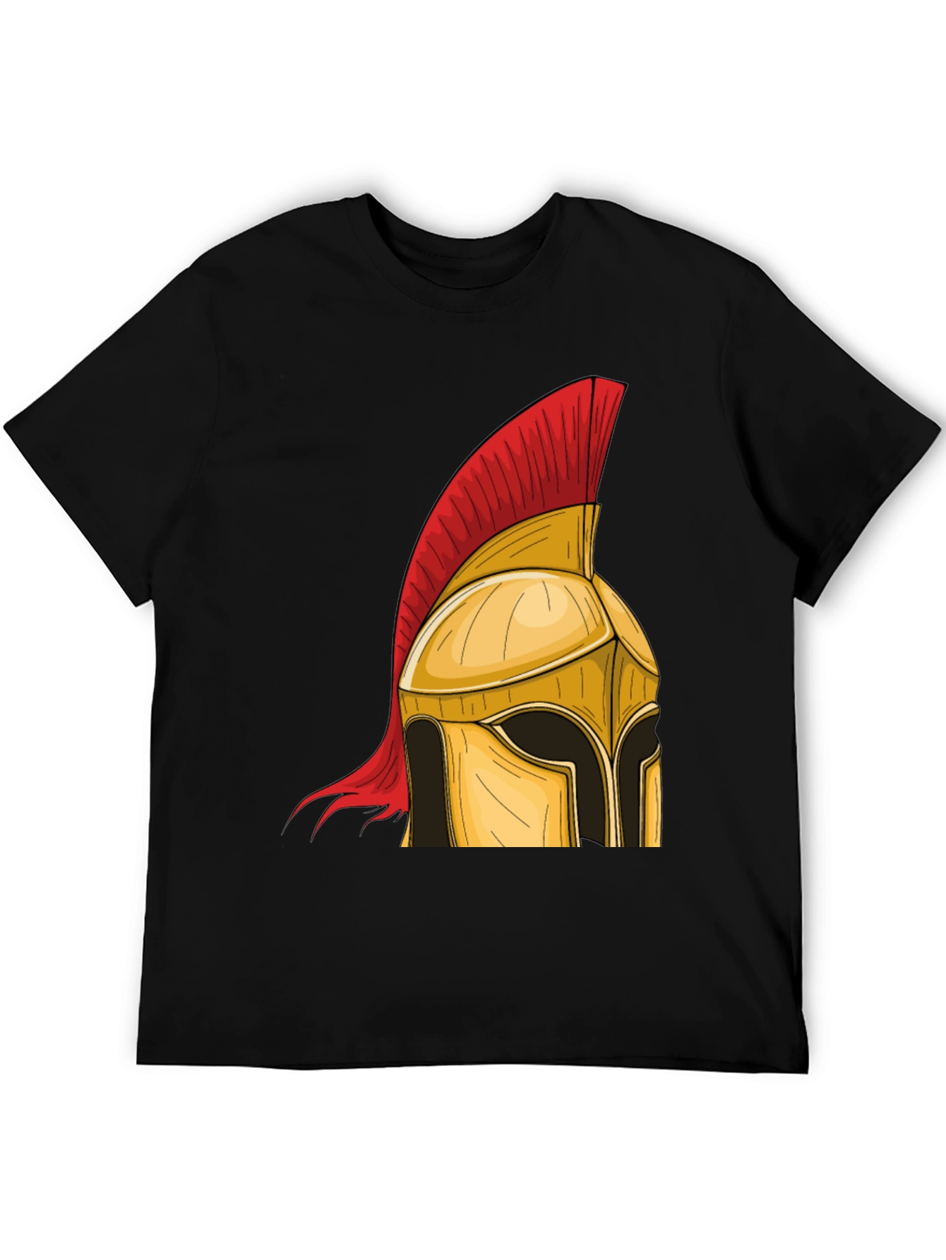 Spartan Helmet Graphic Tee - Warrior Style