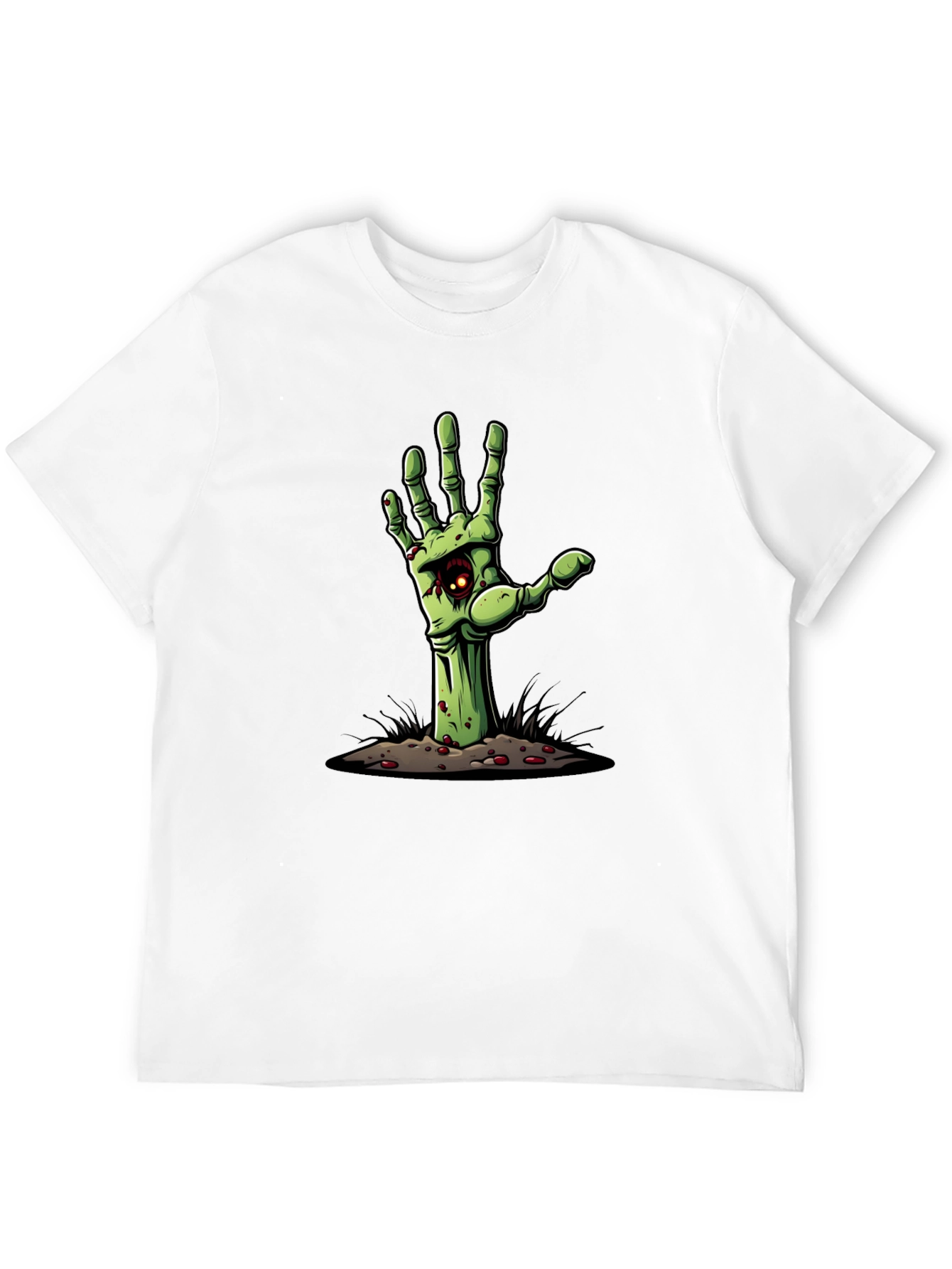 Zombie Hand Graphic Tee - Halloween T-Shirt