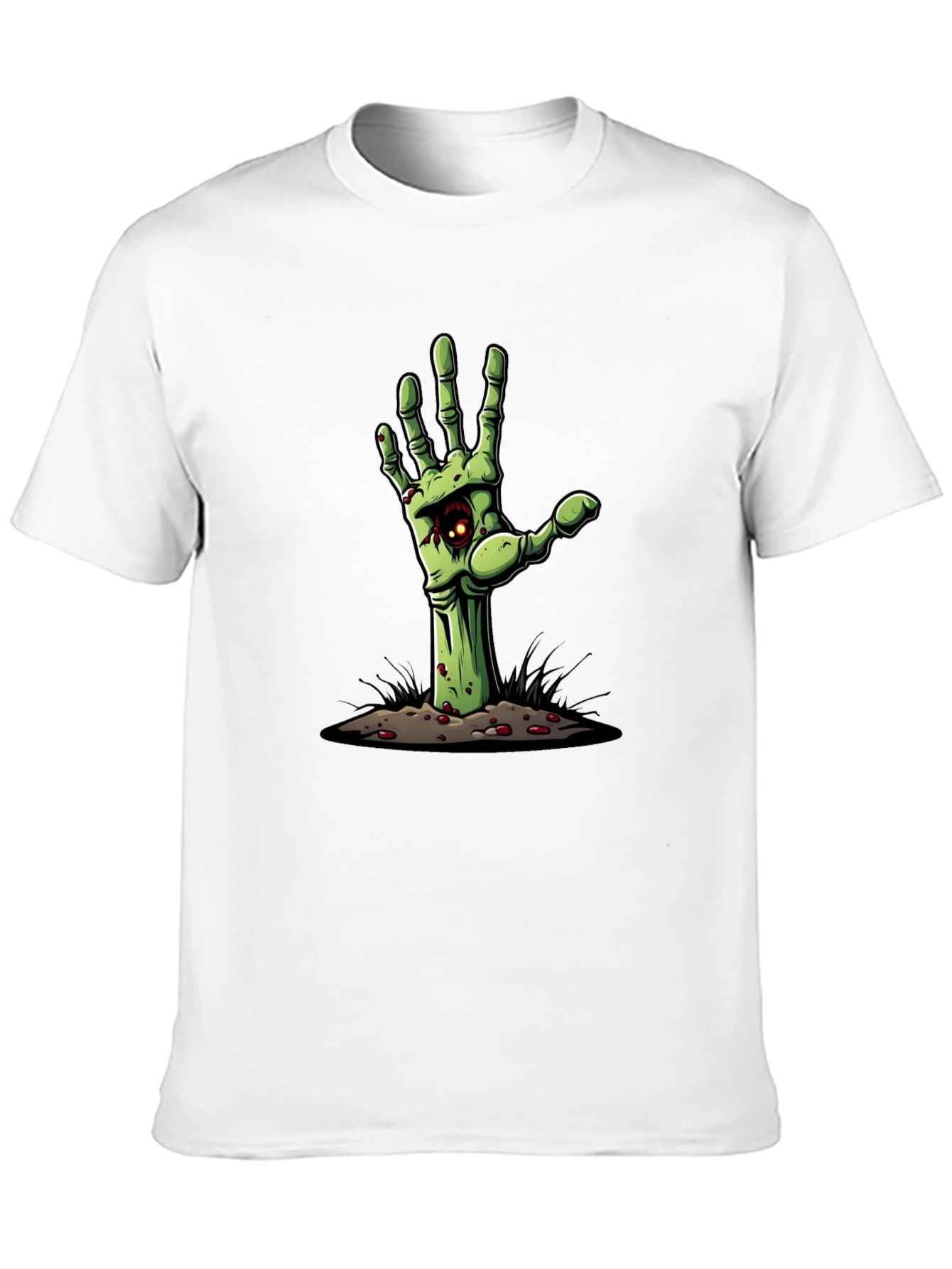 Zombie Hand Graphic Tee - Halloween T-Shirt