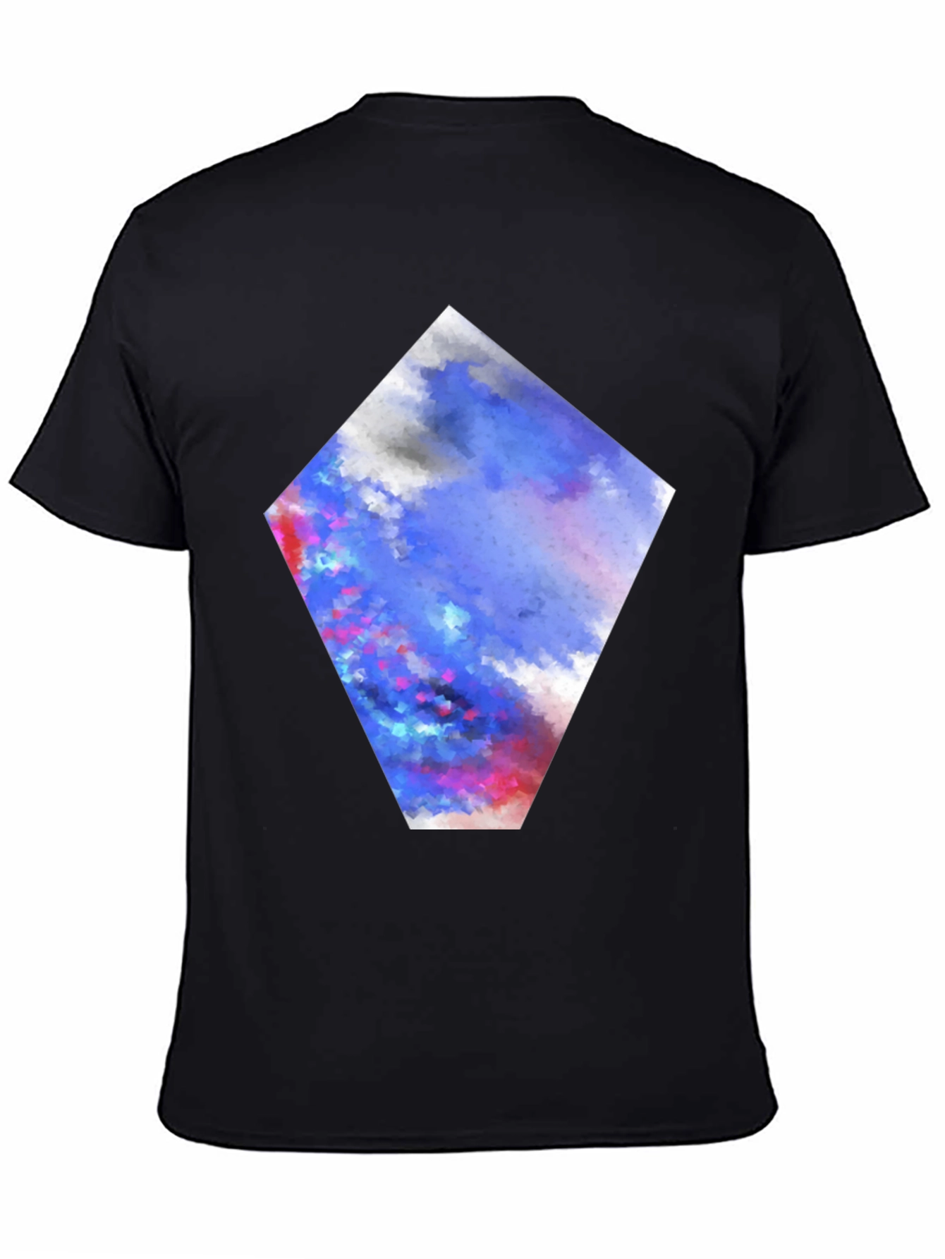 Abstract Art Diamond Graphic Print T-Shirt