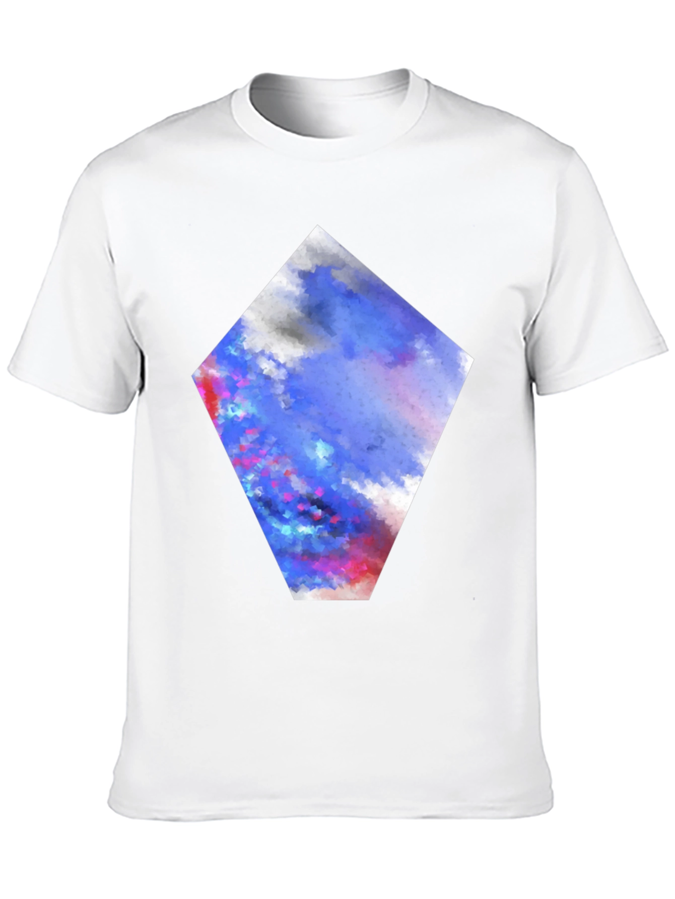 Abstract Art Diamond Graphic Print T-Shirt