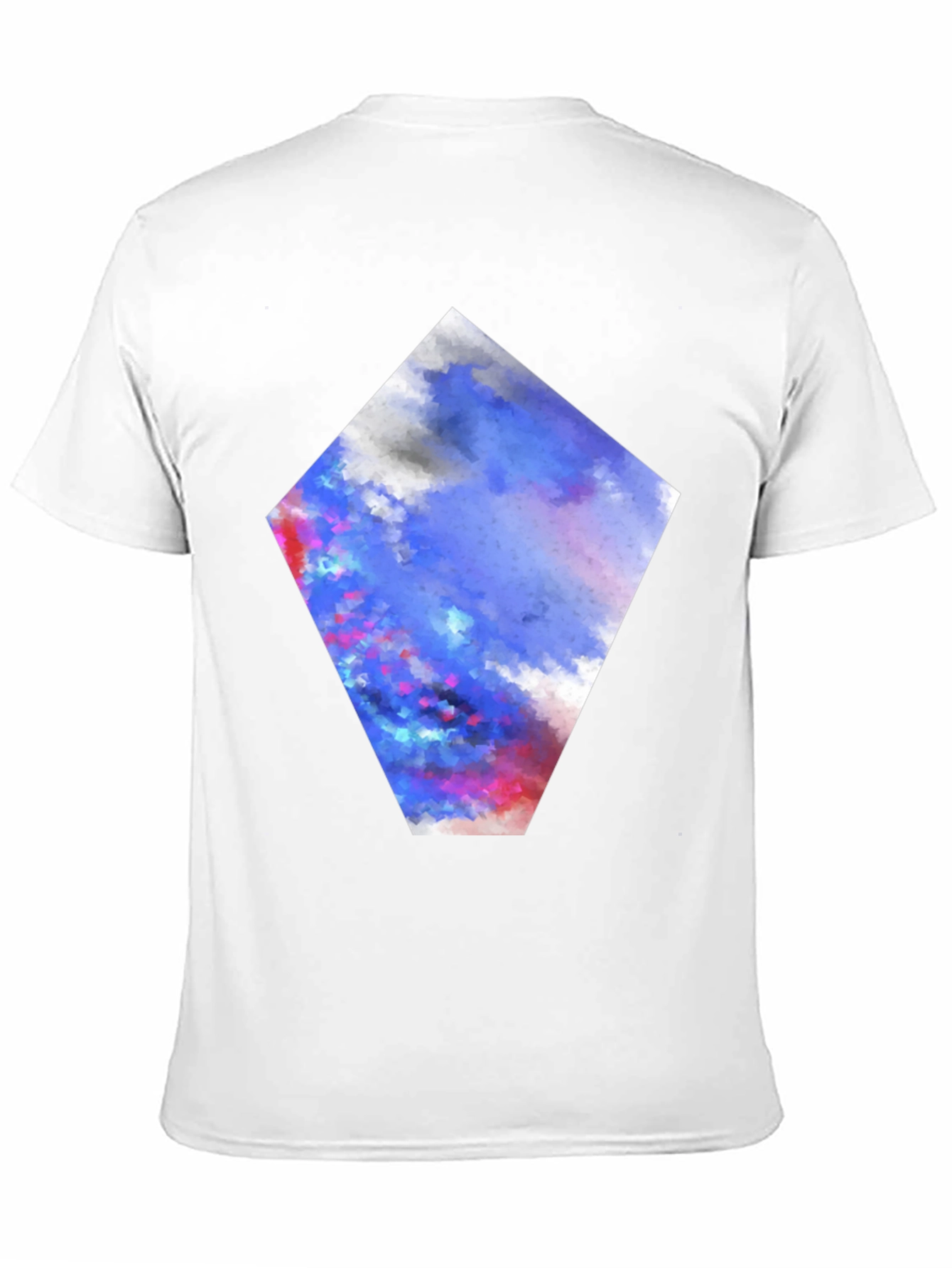 Abstract Art Diamond Graphic Print T-Shirt